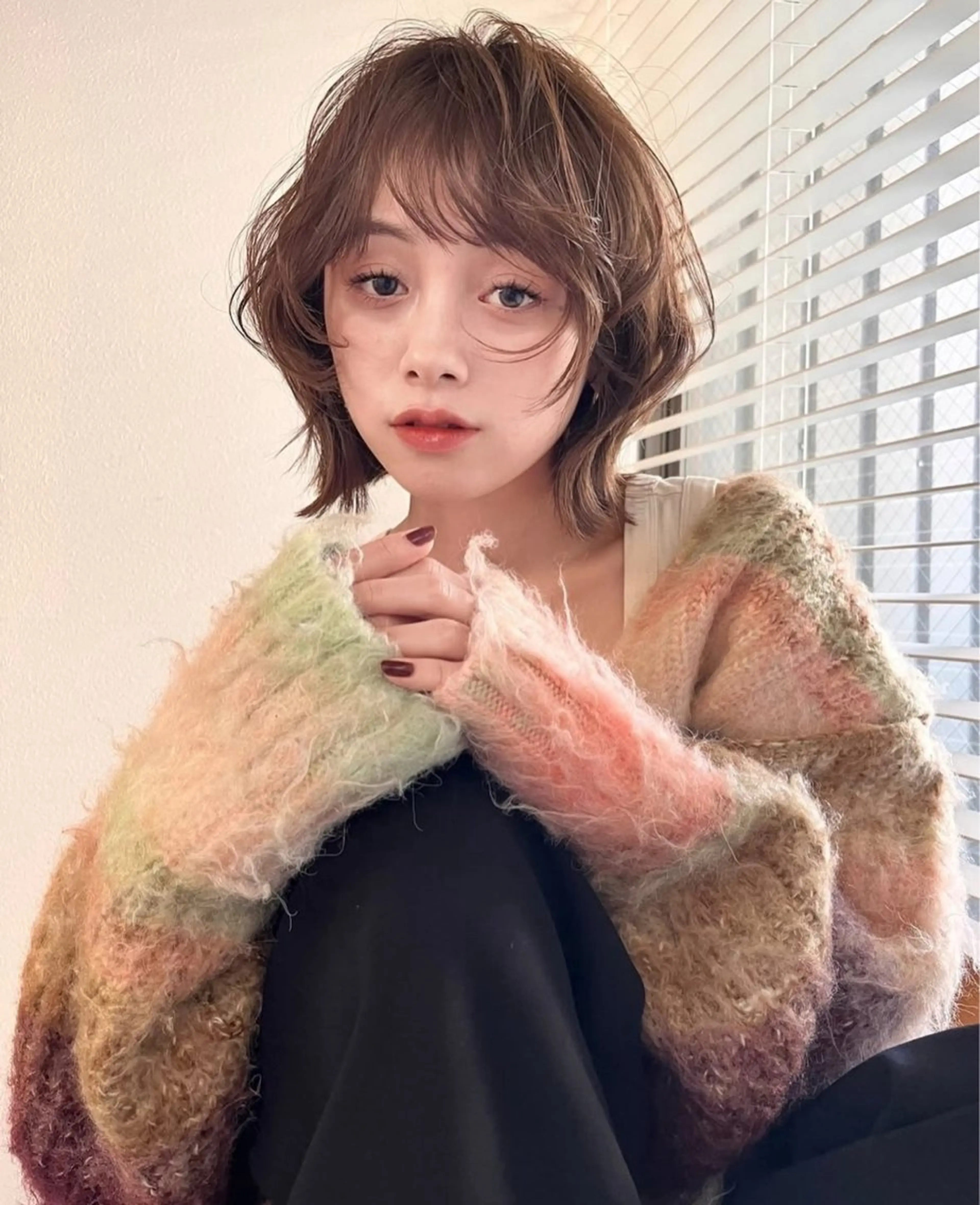 ロング 韓国風ヘア 美髪縮毛矯正/ 透明感カラー吉田光佑のヘアスタイル