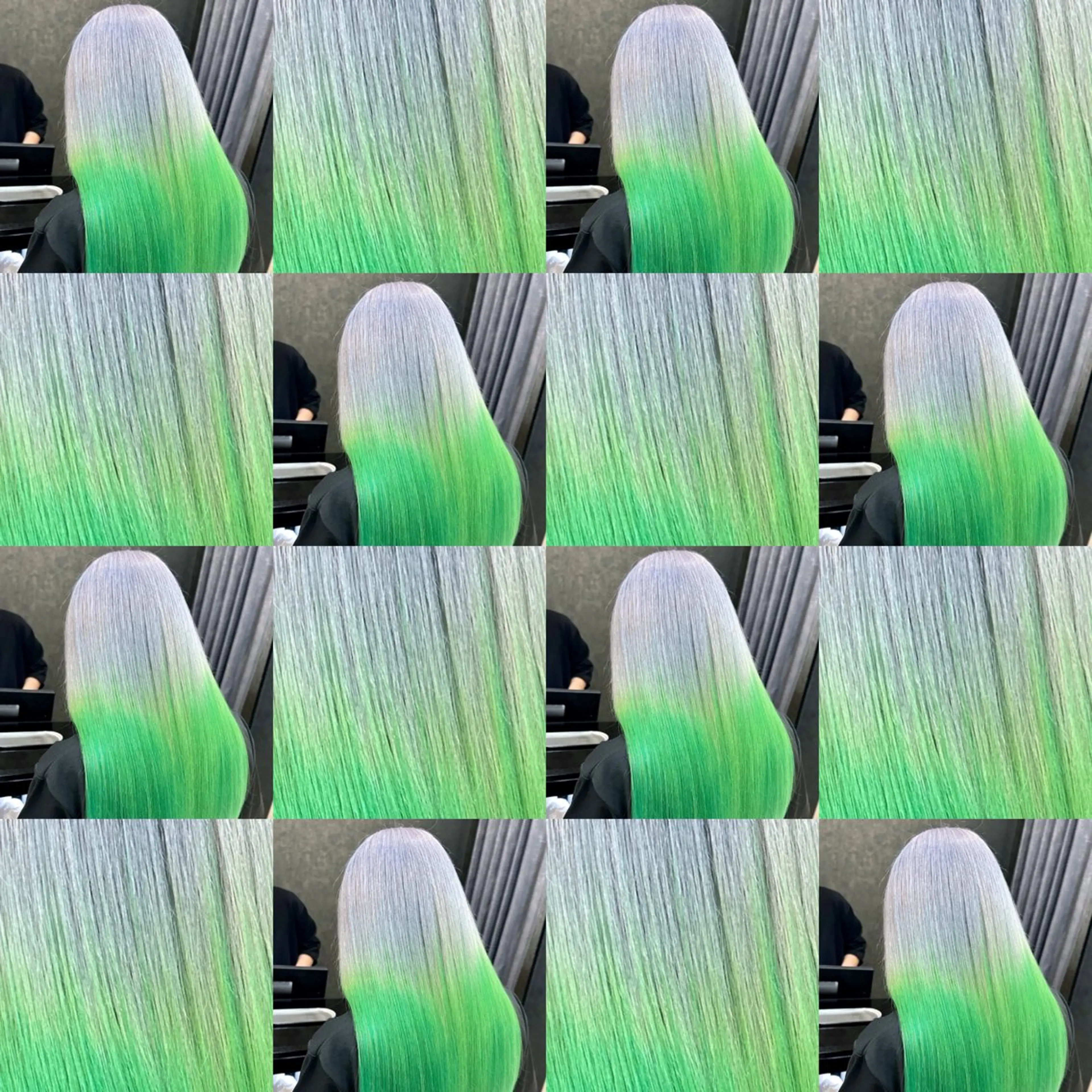 ロング カラー 問屋町のブリーチデザ イン屋さん🌈ゆうまのヘアスタイル