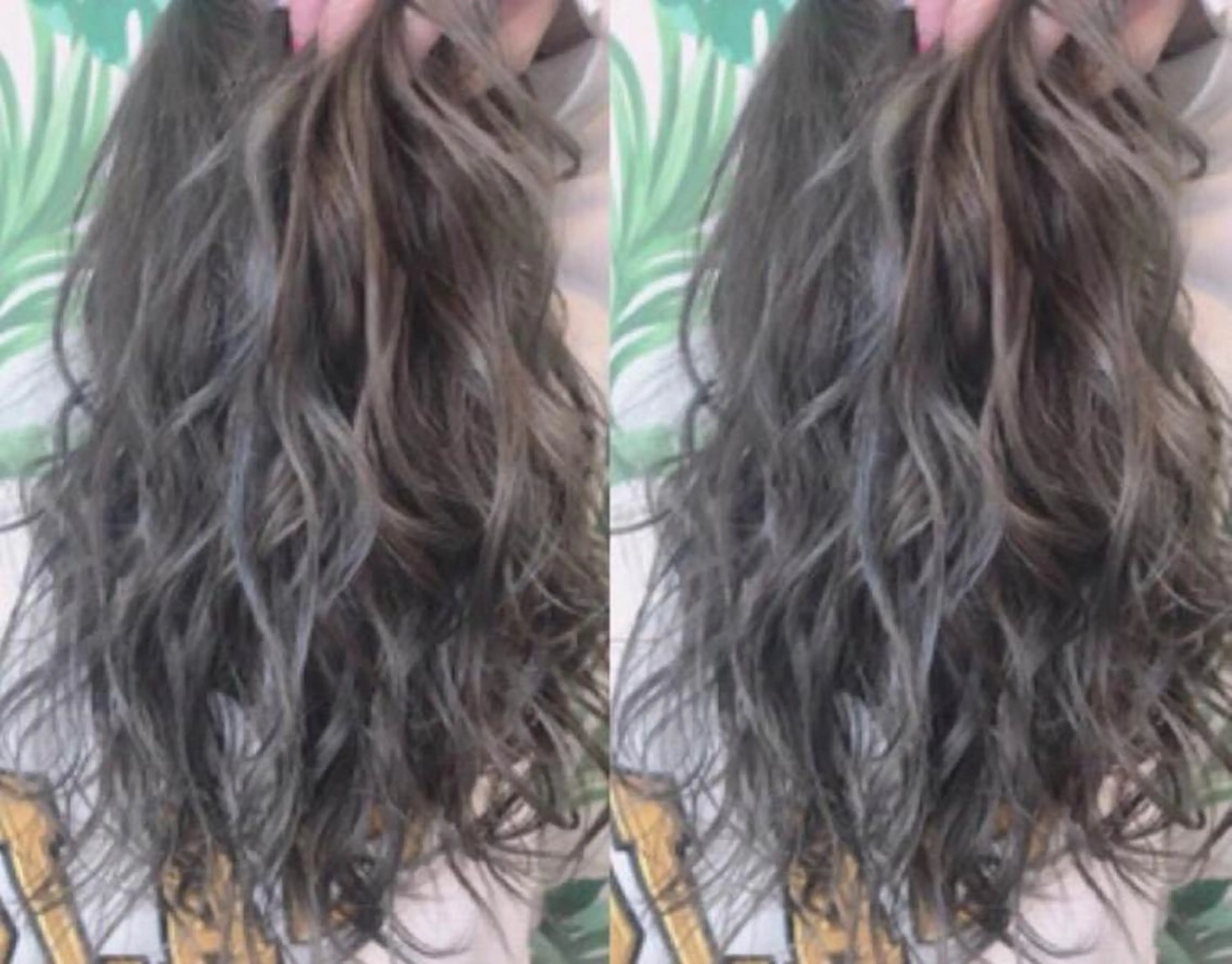 ロング カラー パーマ ヘアアレンジ 大阪レミーエクステ チビ編み込みのヘアスタイル