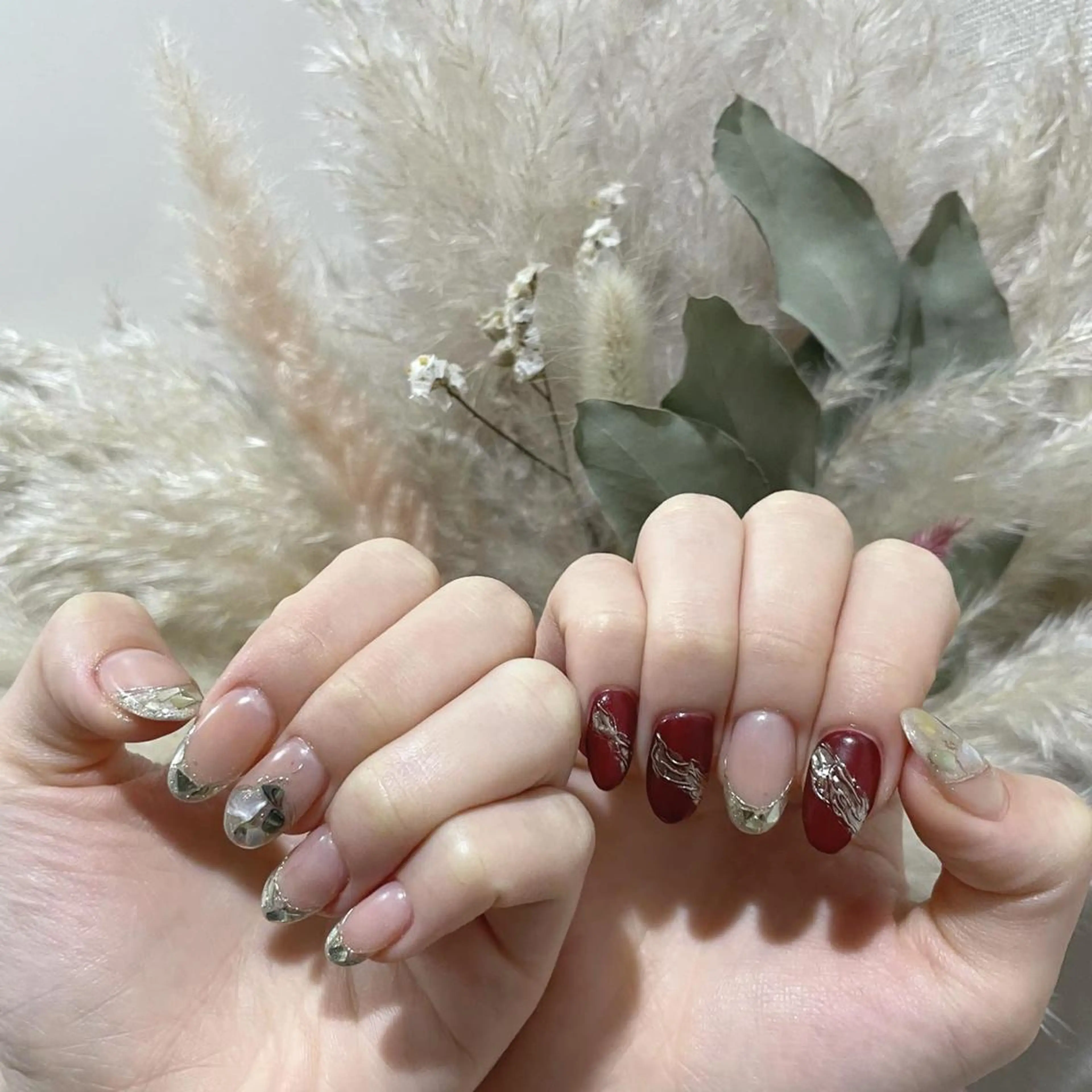 ミディアム Lety total beautyのネイルデザイン