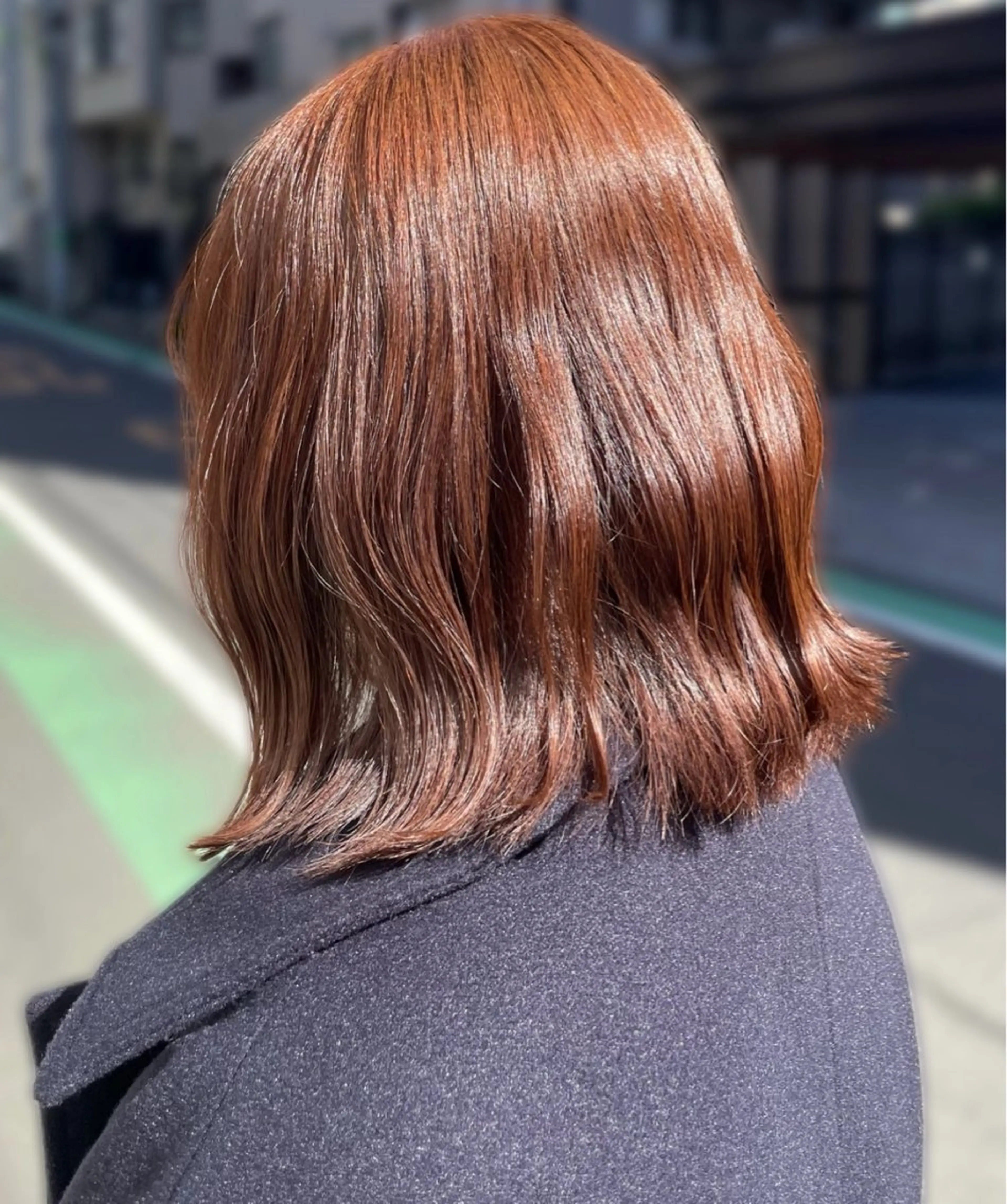 ミディアム みやした もあのヘアスタイル