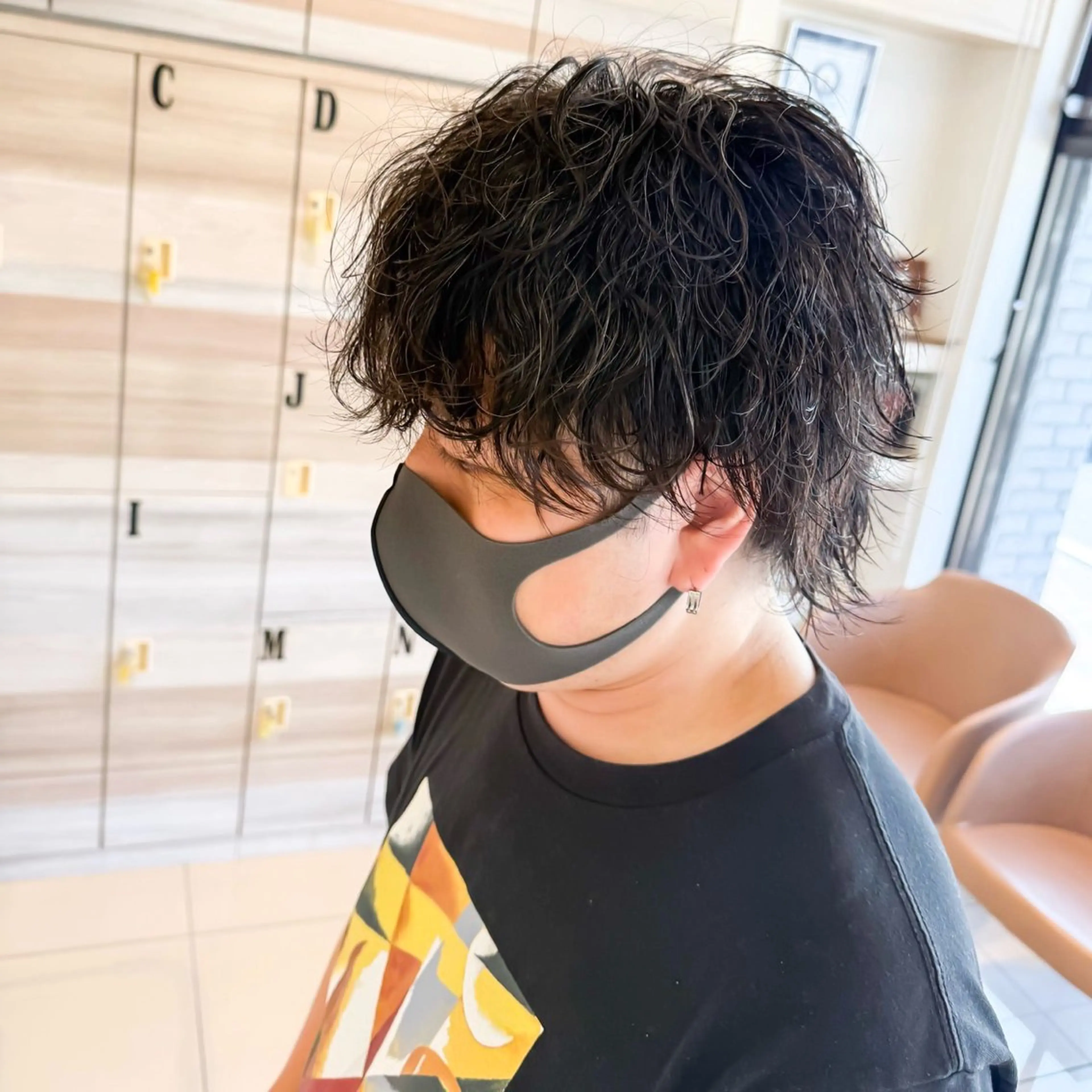 パーマ メンズ メンズパーマ メンズヘア特化/ 菊島樹希のヘアスタイル