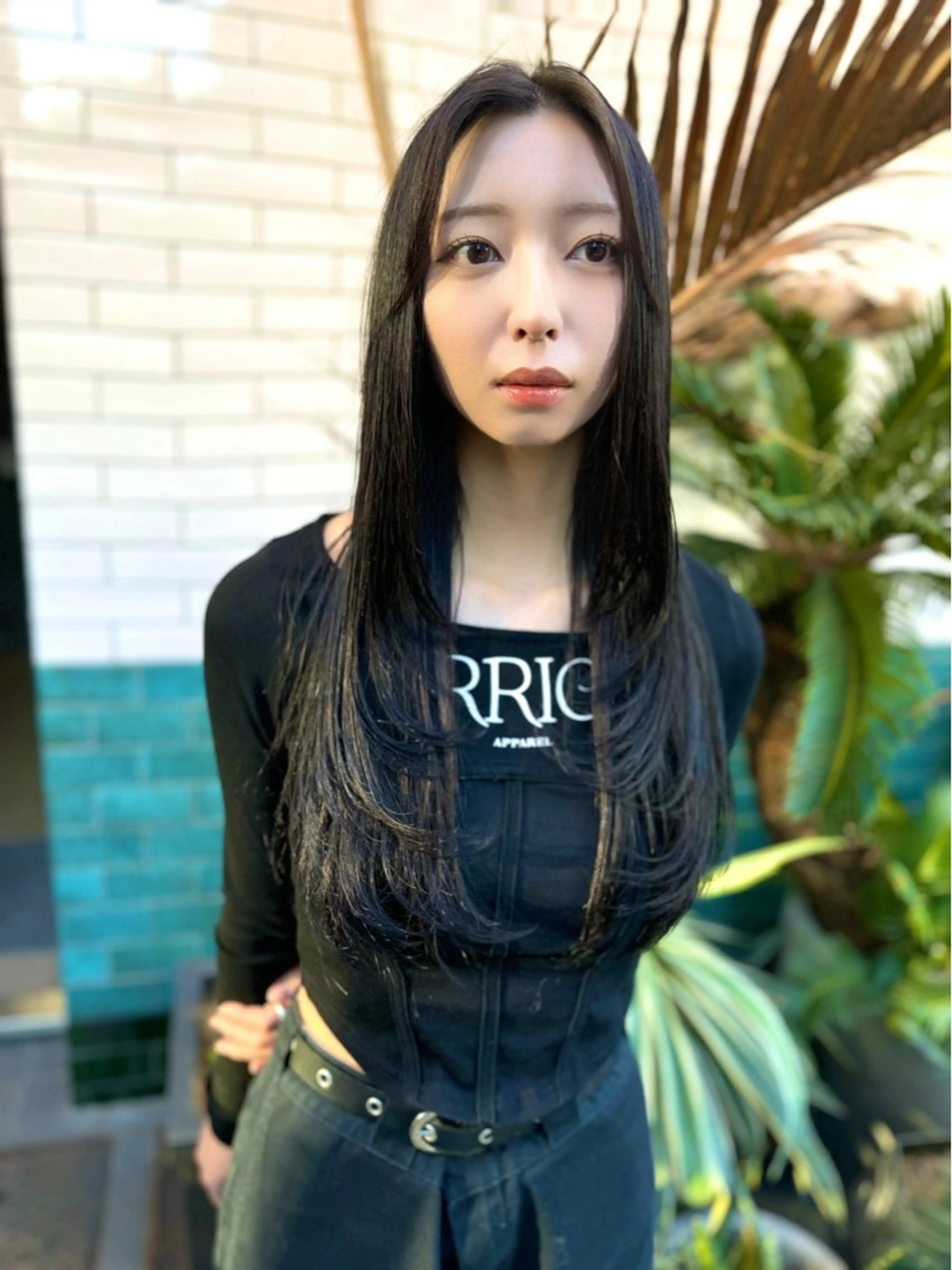 セミロング 顔まわりレイヤー レイヤーカット カット ヘアカラー トリートメント 髪質改善/縮毛矯正 /DAIKIのヘアスタイル