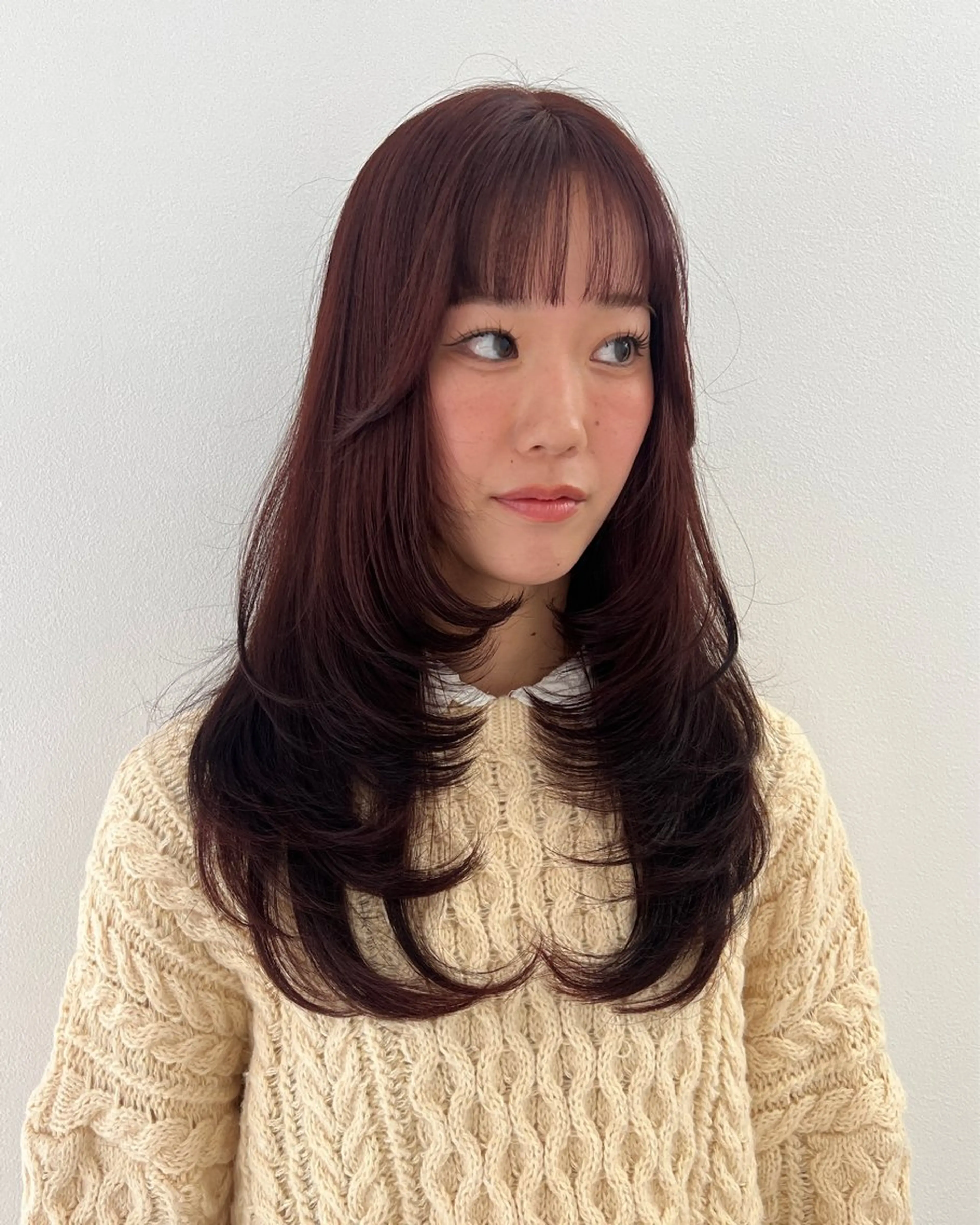 ロング 💖韓国風💖 レイヤー/LISAのヘアスタイル