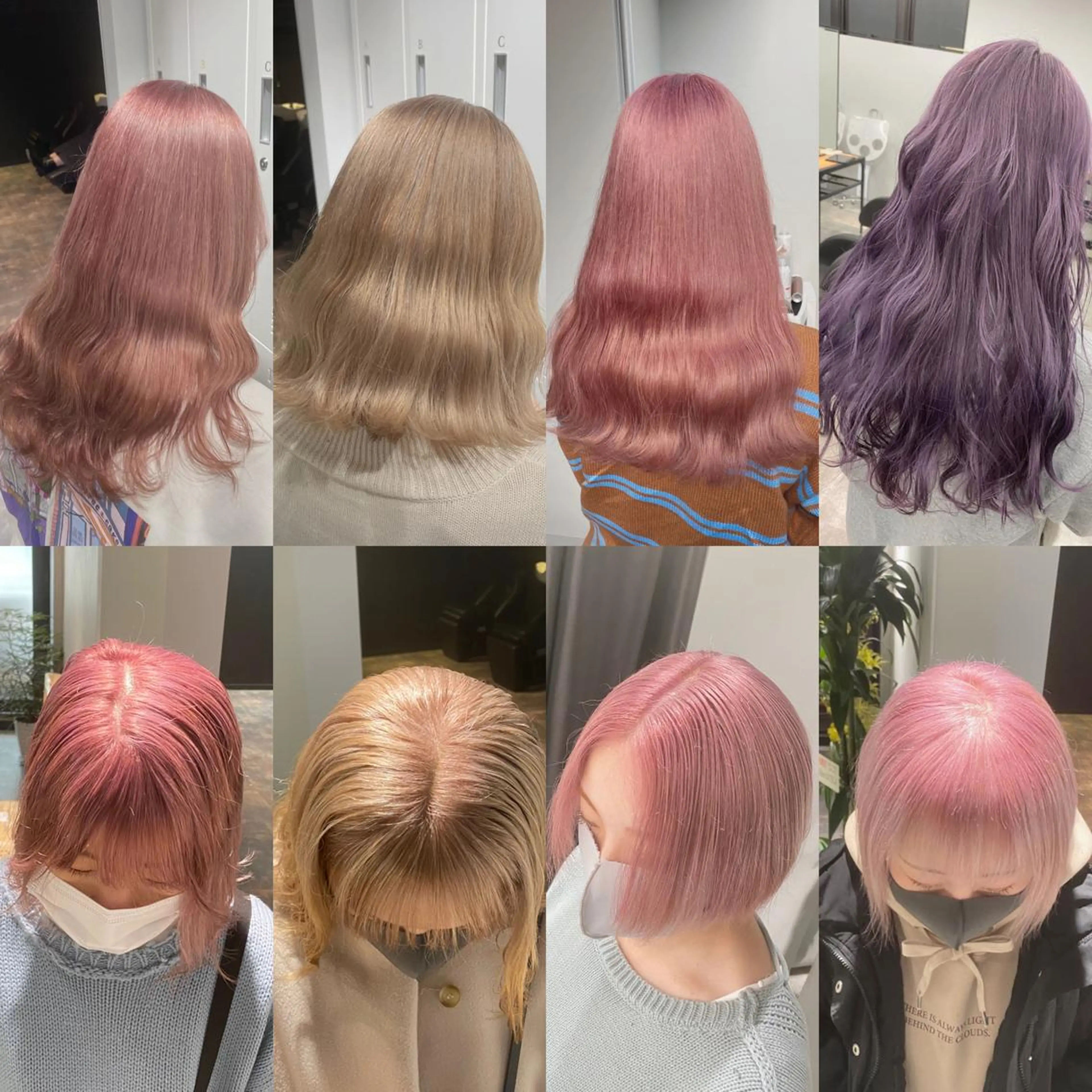 ミディアム カラー 似合わせカット esu 天満のヘアスタイル