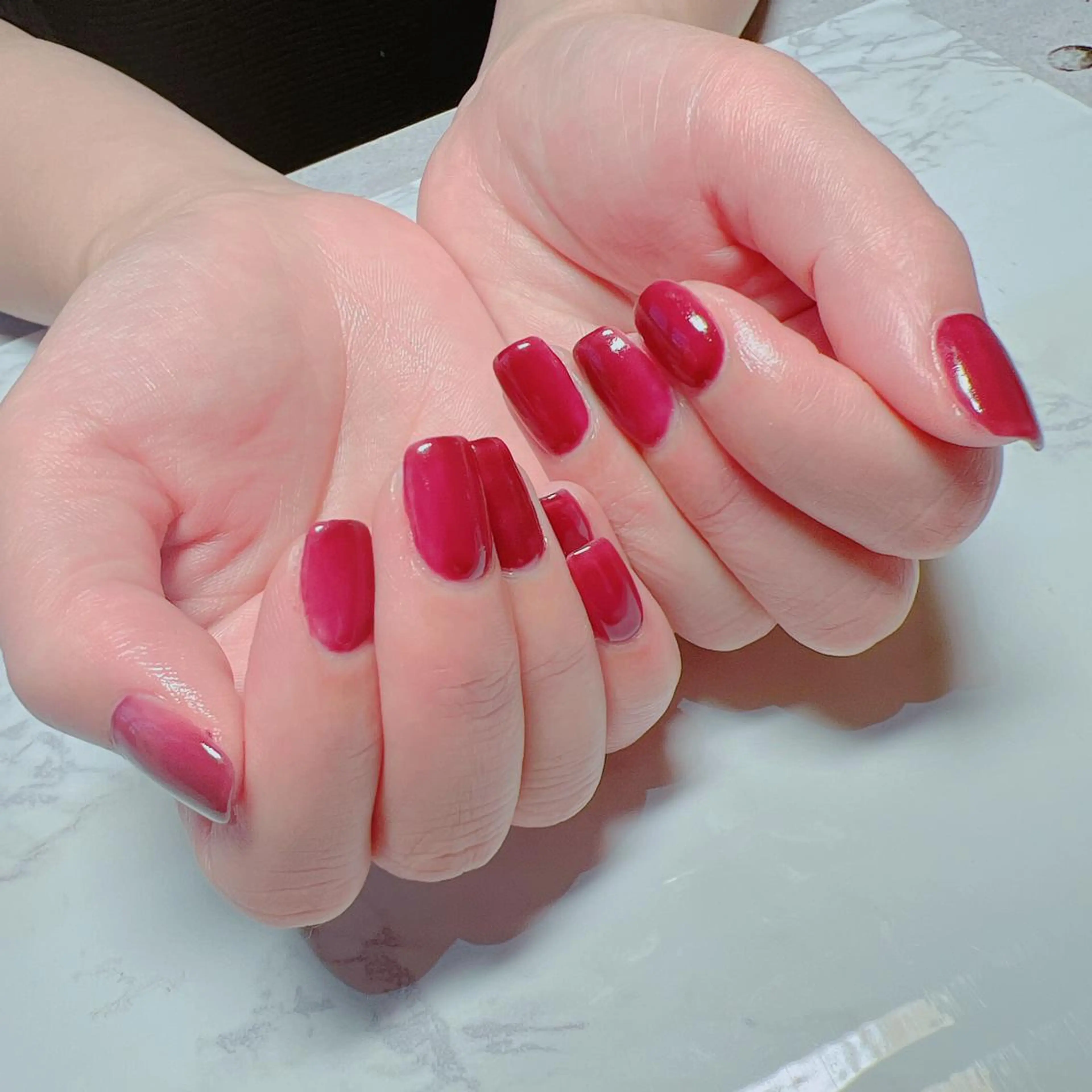 ネイル ボルドー ハンドネイル たきぐち みちこのネイルデザイン