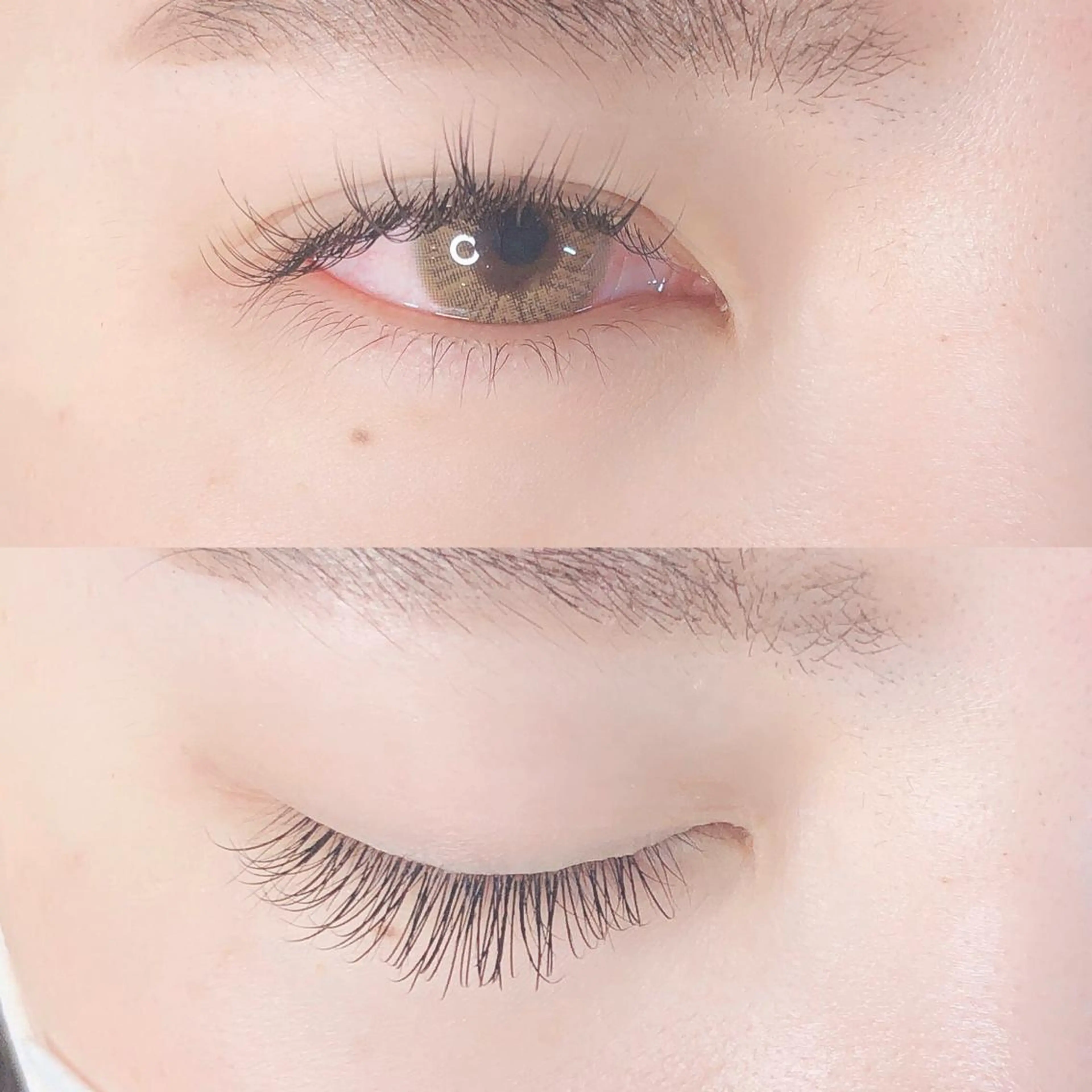 マツエク・マツパ Cカール キュート フラットラッシュ Chipieee iLaのマツエク・マツパデザイン