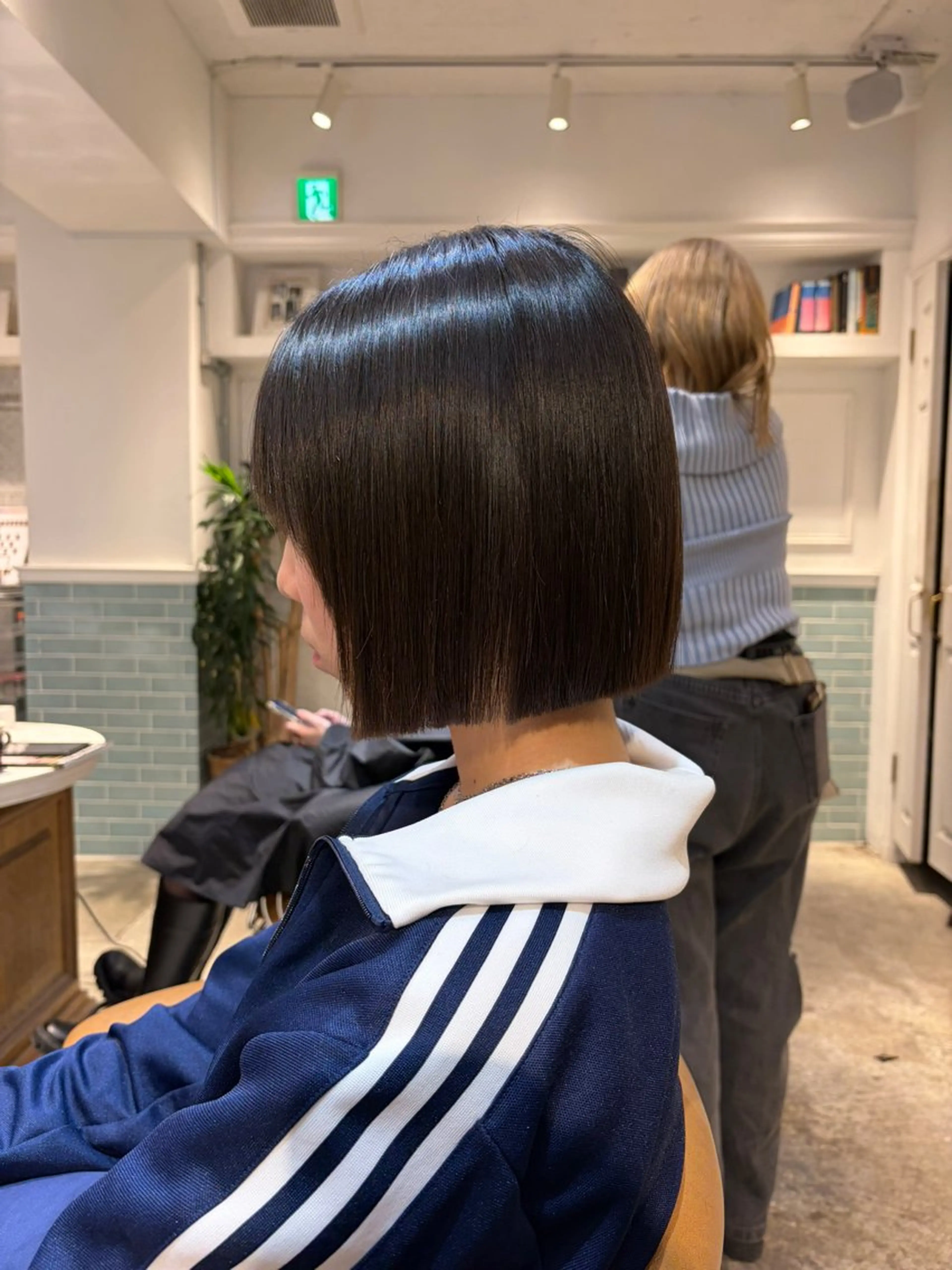 ミディアム ボブ 髪質改善 縮毛矯正 カット ヘアカラー トリートメント ヘアセット 髪質改善/ボブ /韓国/erikoのヘアスタイル