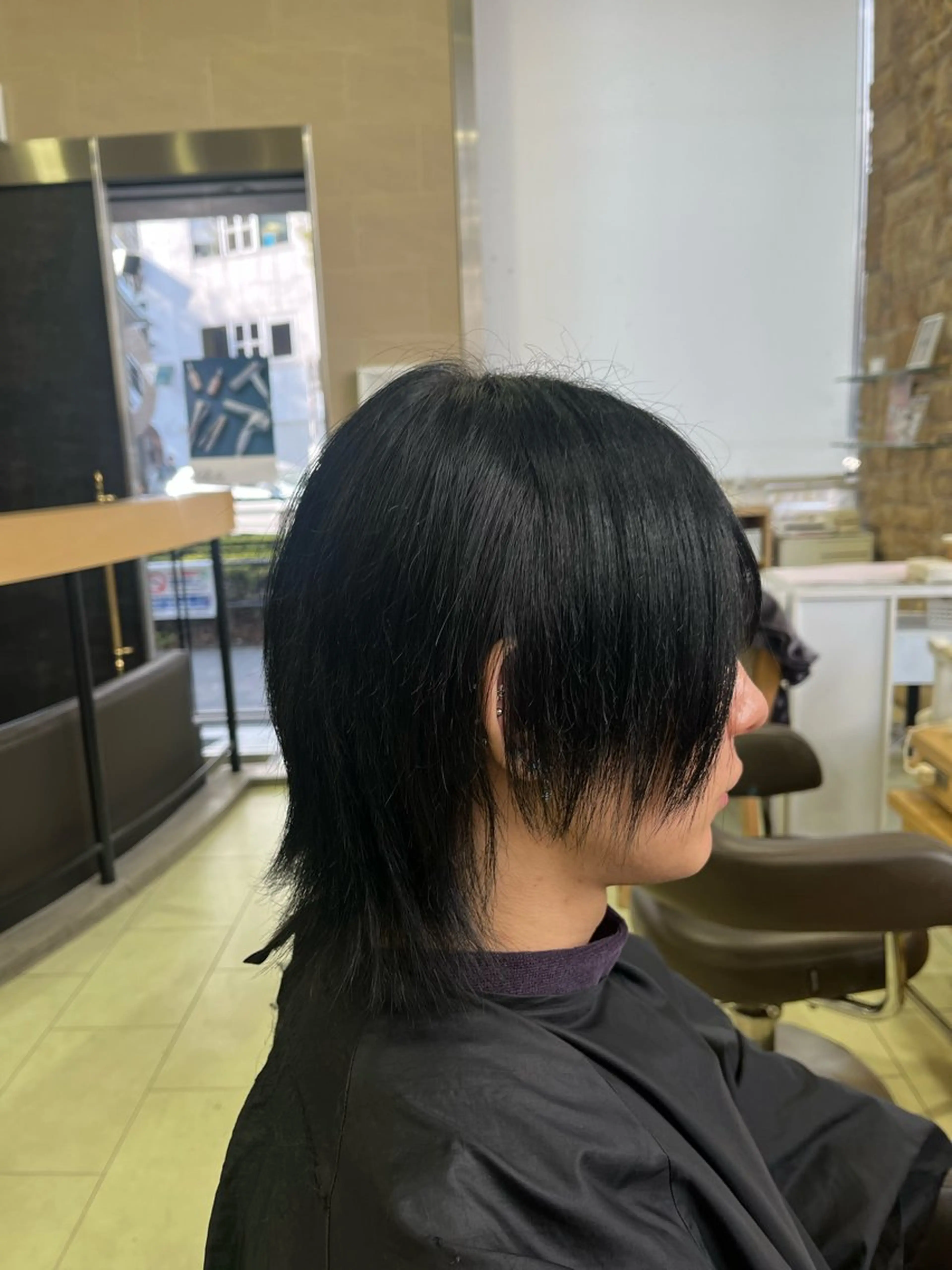 ミディアム カラー メンズ シャドウパーマ/ピン パーマ/だいじゅのヘアスタイル