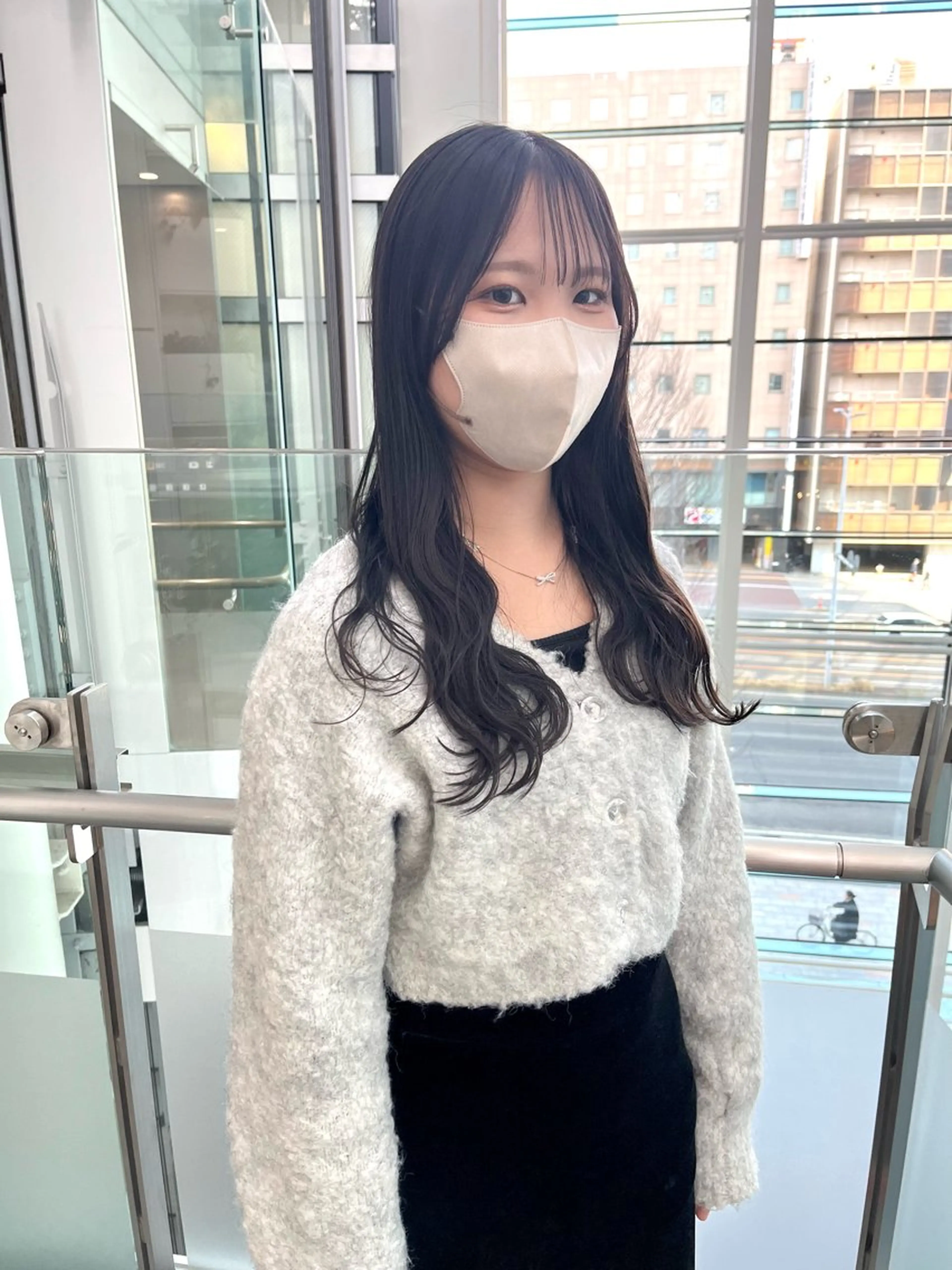 ロング つぼみ/パーマ ／レイヤー／ボブのヘアスタイル