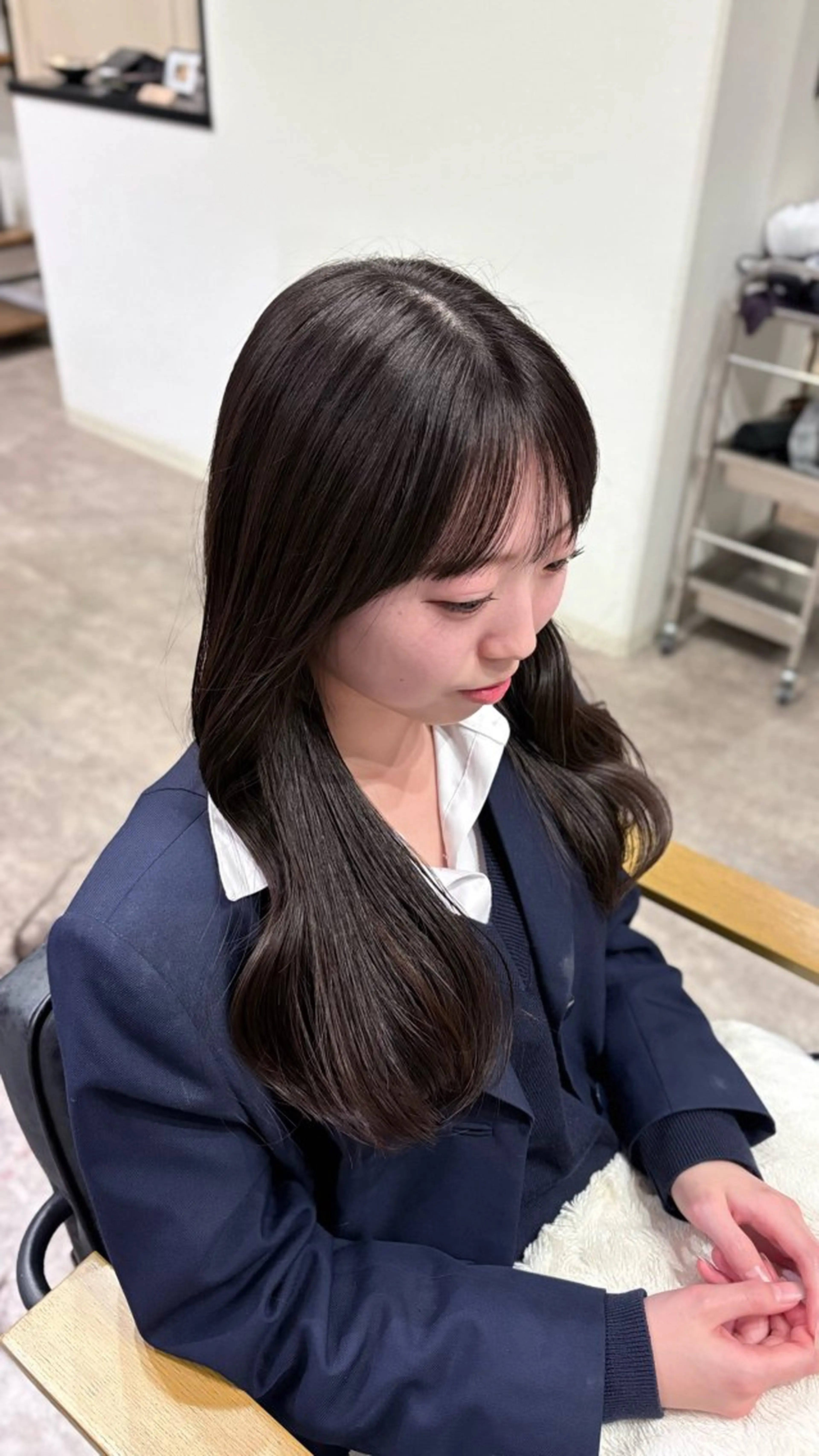 ロング カット STRAAL所属・カットモデル✂️ ゆうかのヘアスタイル