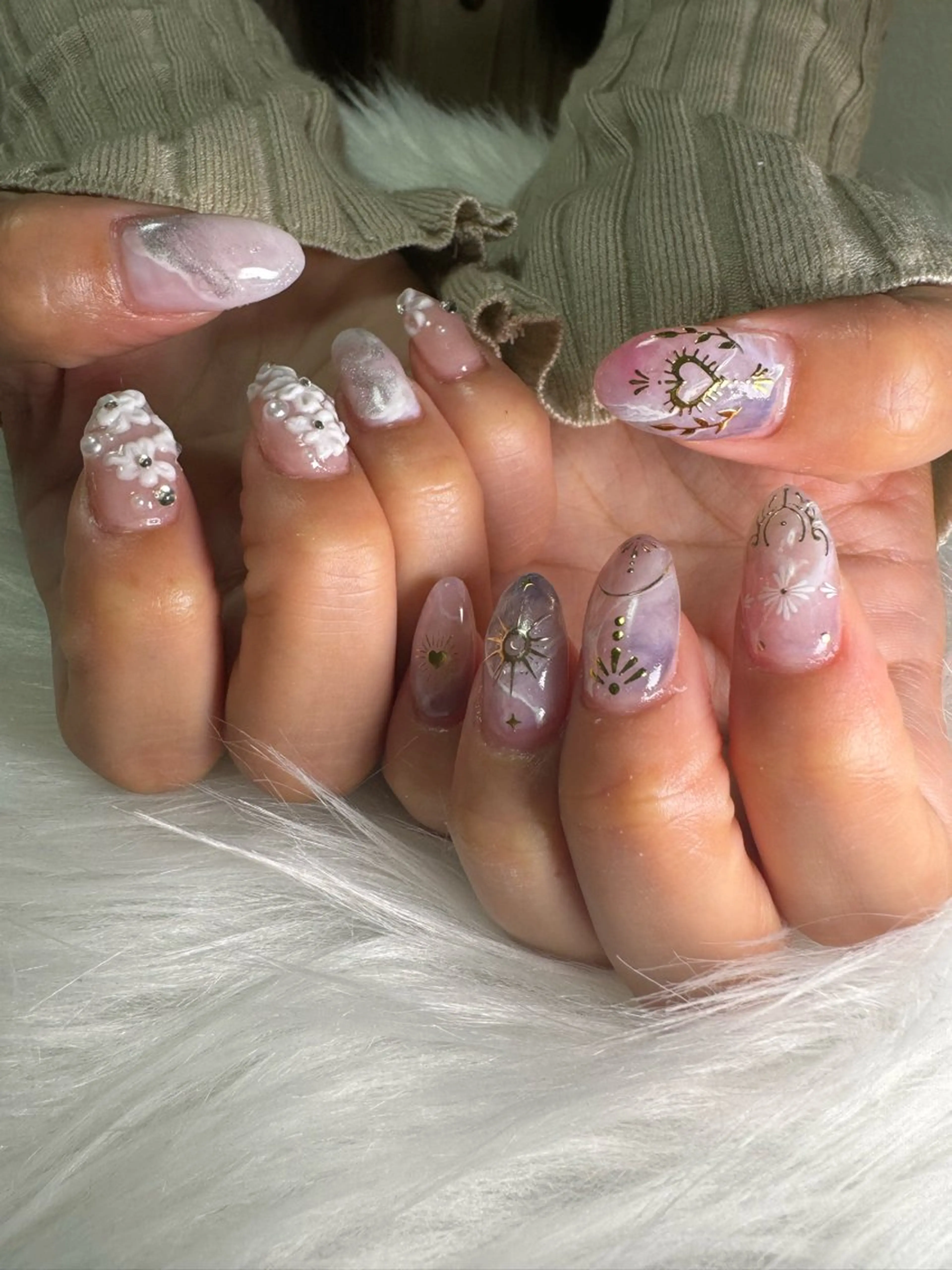 ネイル ハンドネイル YOUTH nails waxing所属・YOUTH natsumiのネイルデザイン