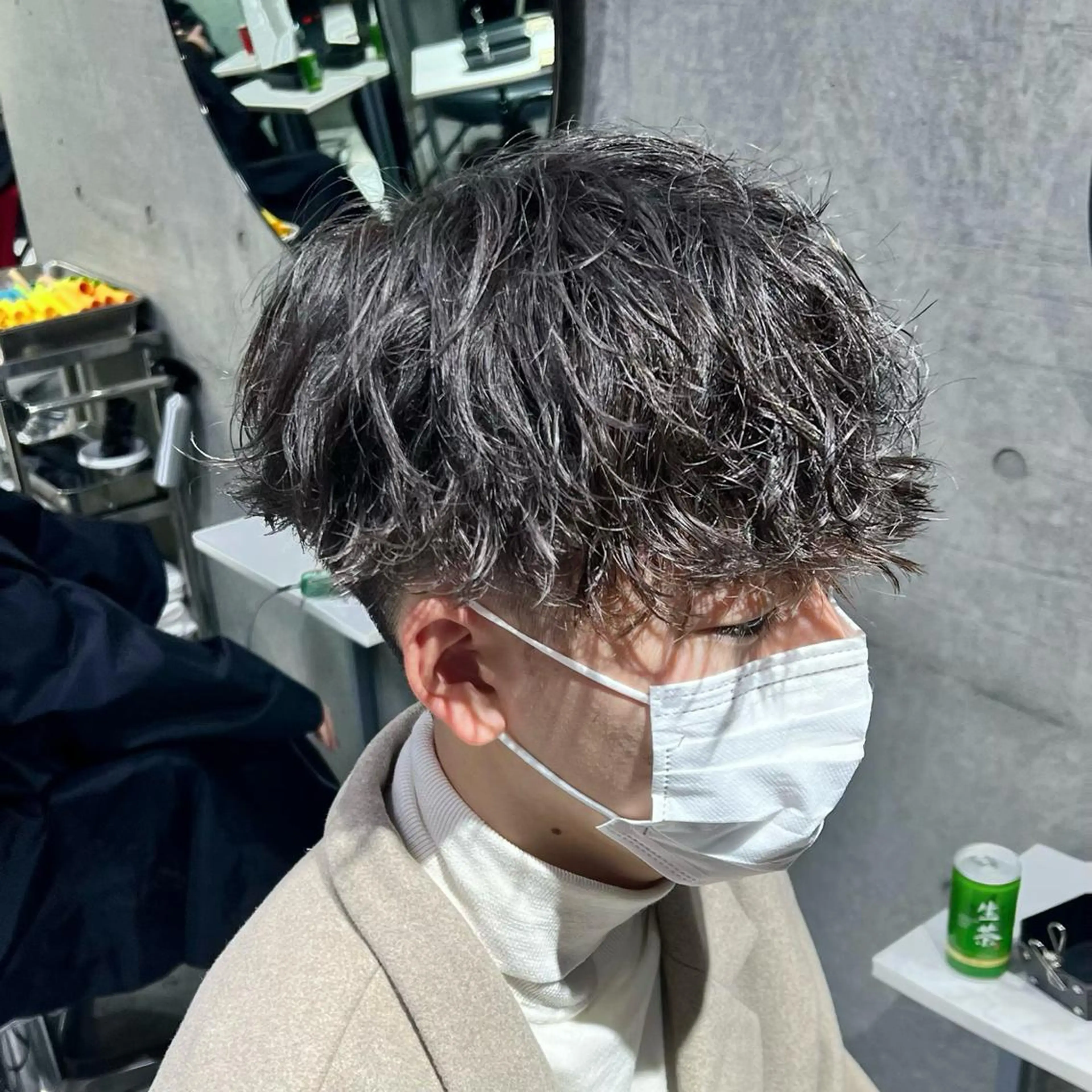 ショート パーマ メンズ マッシュ カット パーマ 藤井優大 店舗異動しましたのその他イメージ