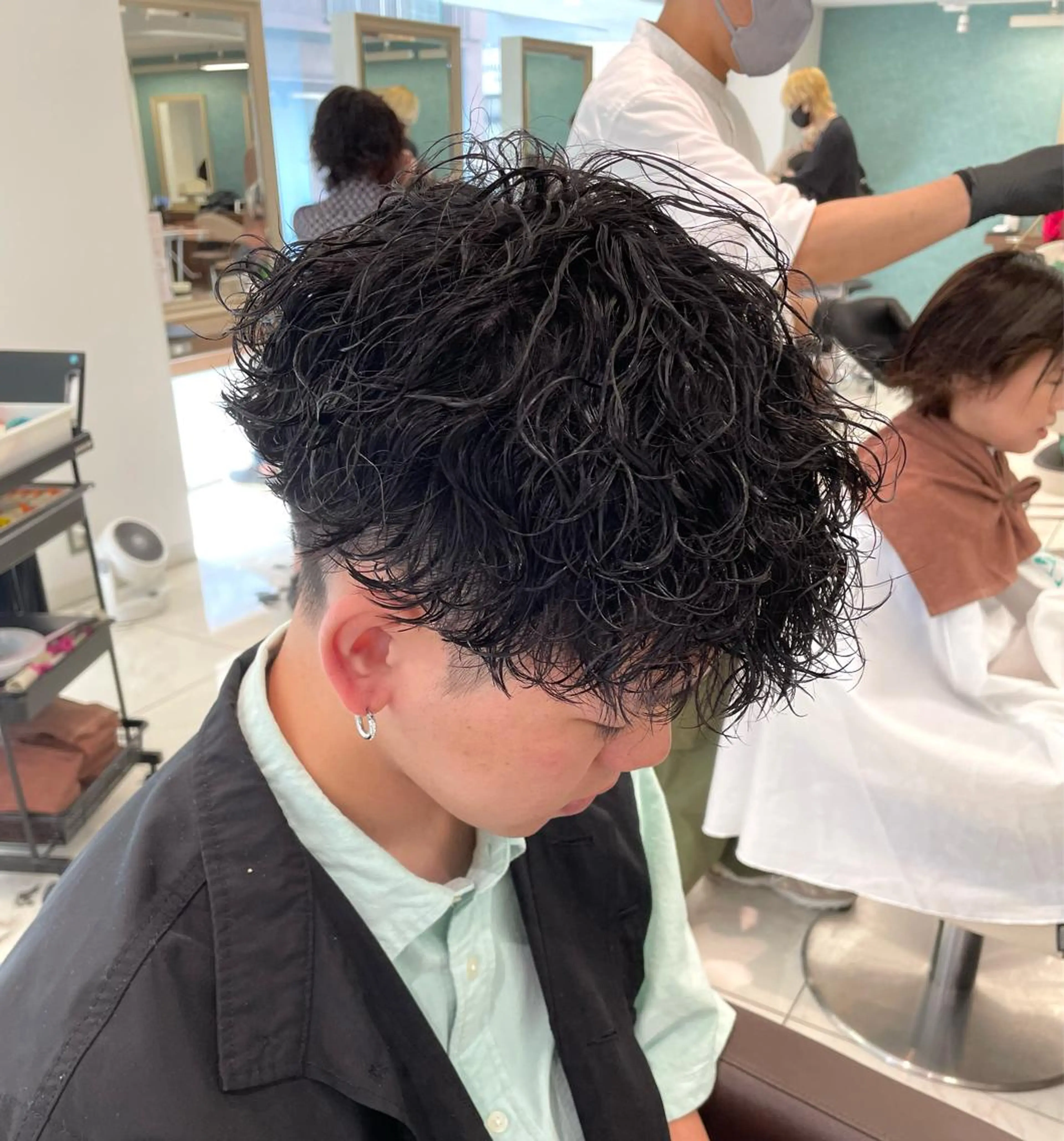 ショート パーマ メンズ 【メンズ特化】 池田大成✂︎のヘアスタイル