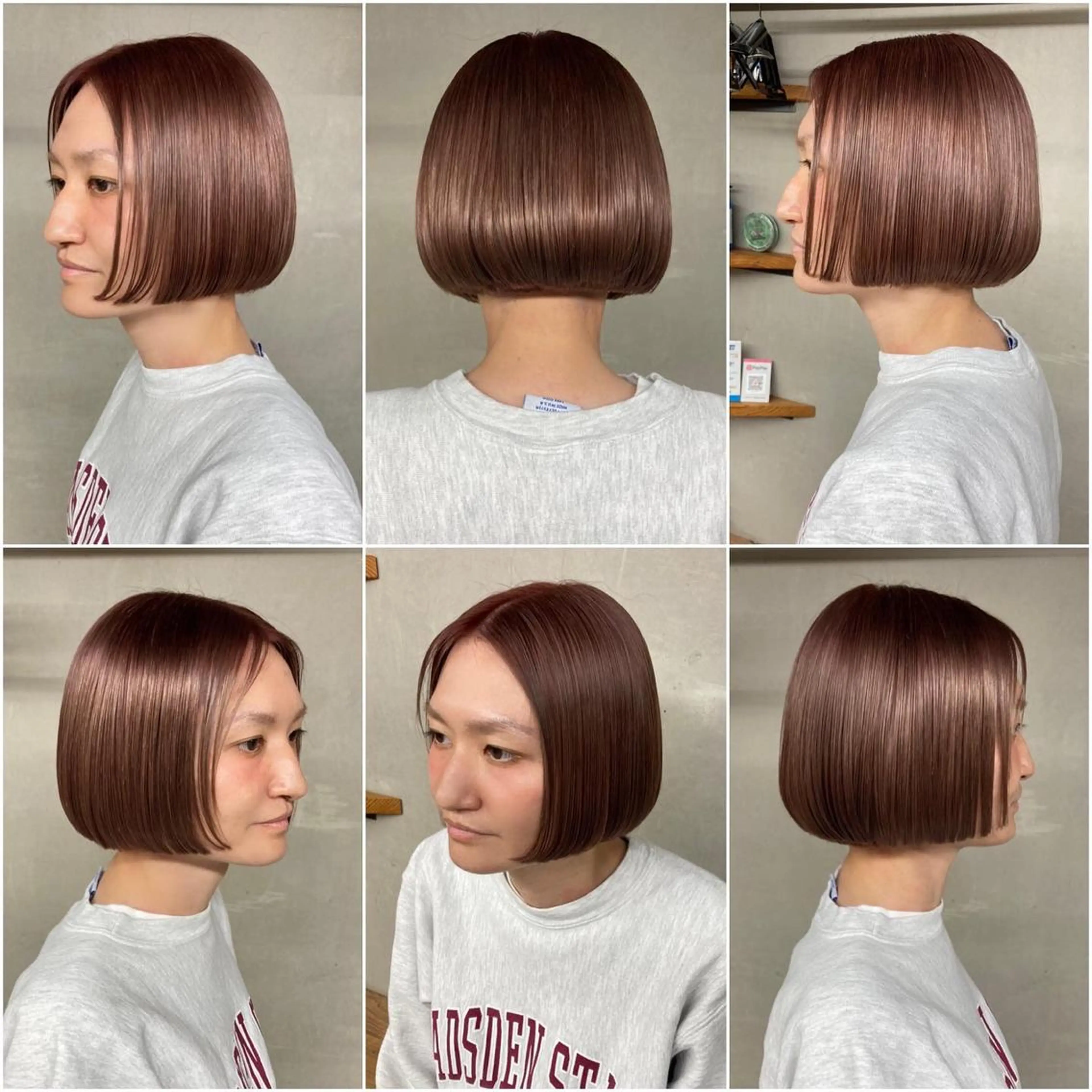 ショート カラー パーマ ヘアアレンジ MAEDA MADOKAのヘアスタイル