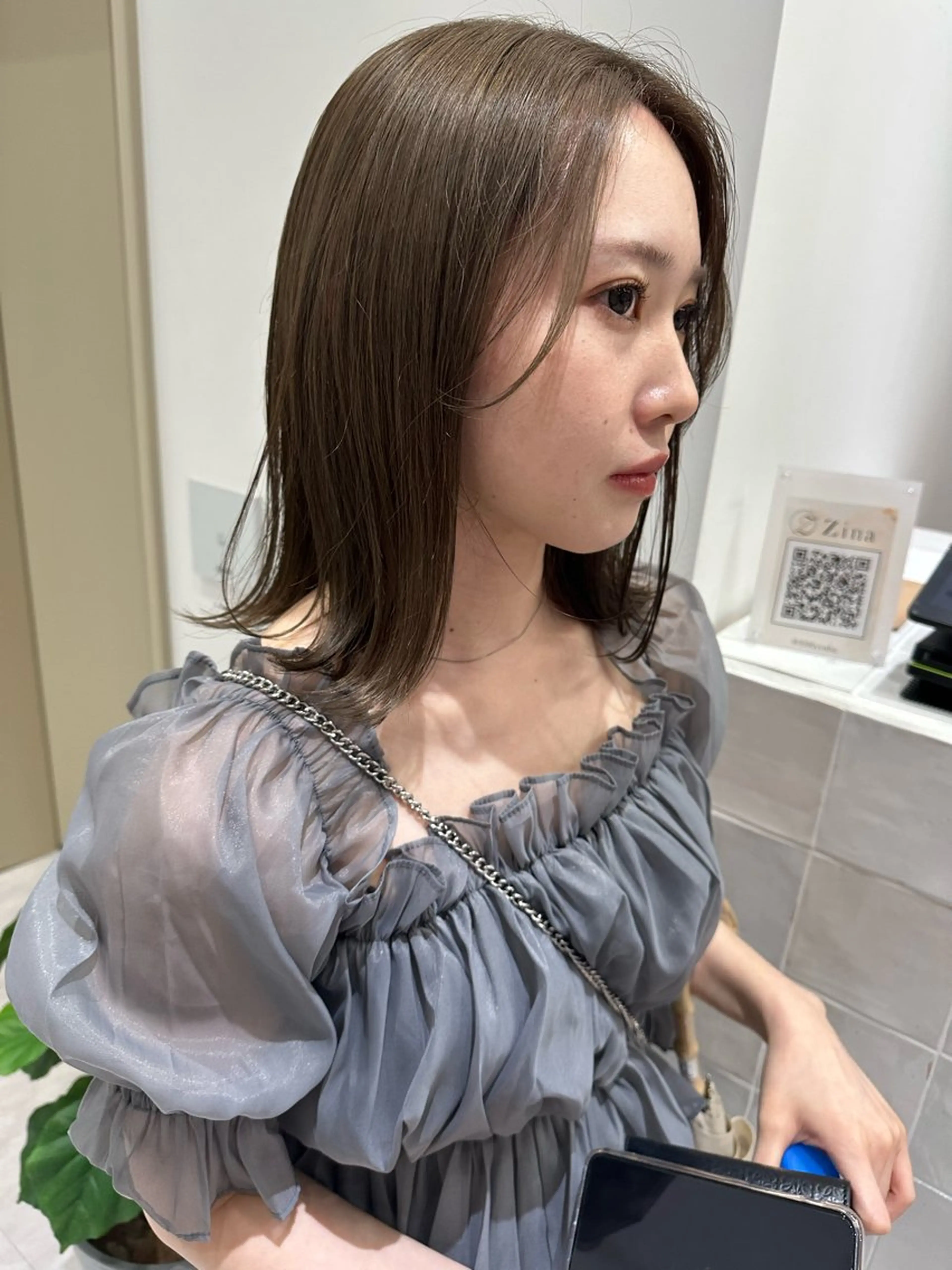 🤍リピート様人気NO.1🤍似合わせカット+髪質改善ケアカラー+超音波3steptrの写真