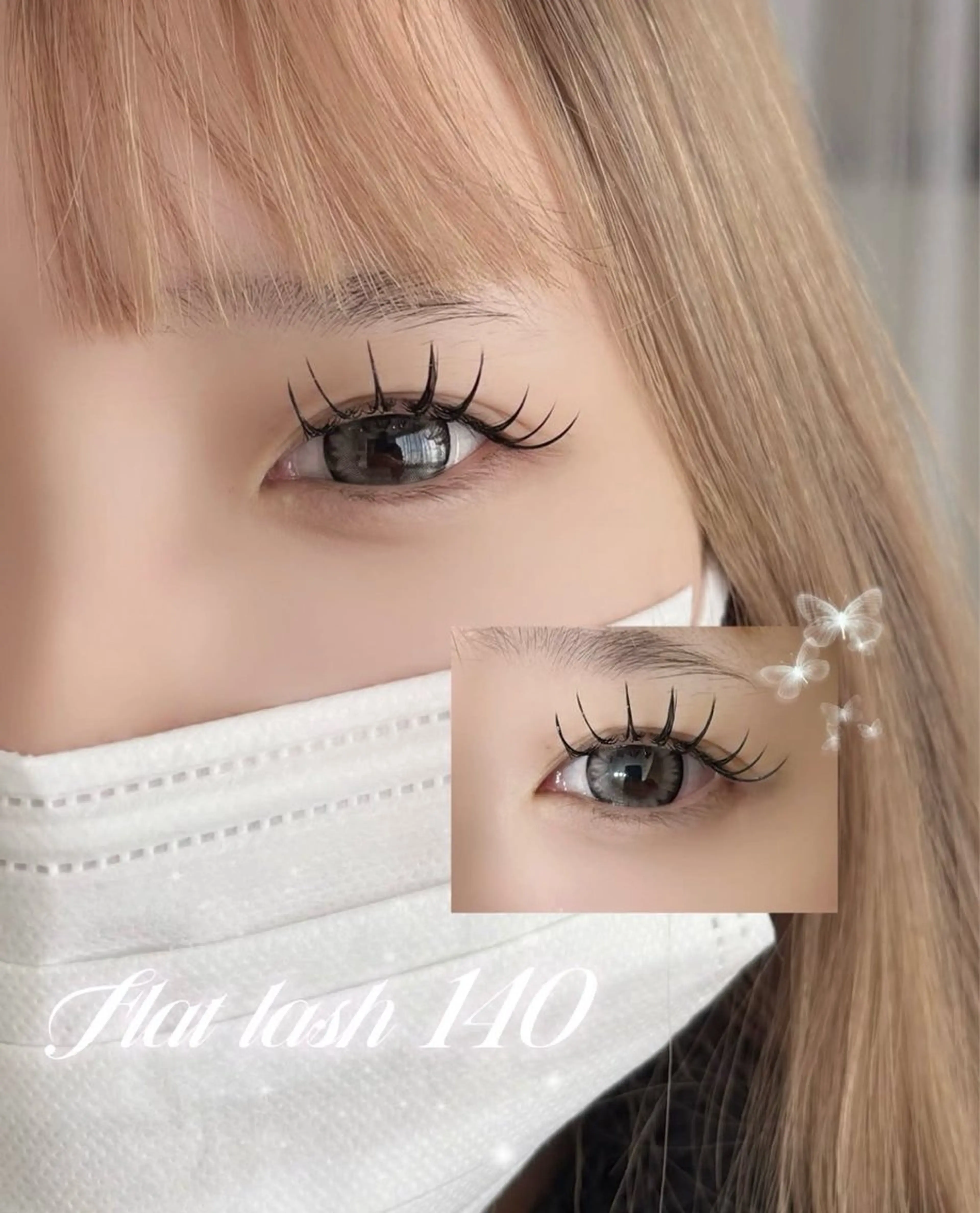 【5月限定🎀】フラットラッシュ140本の写真