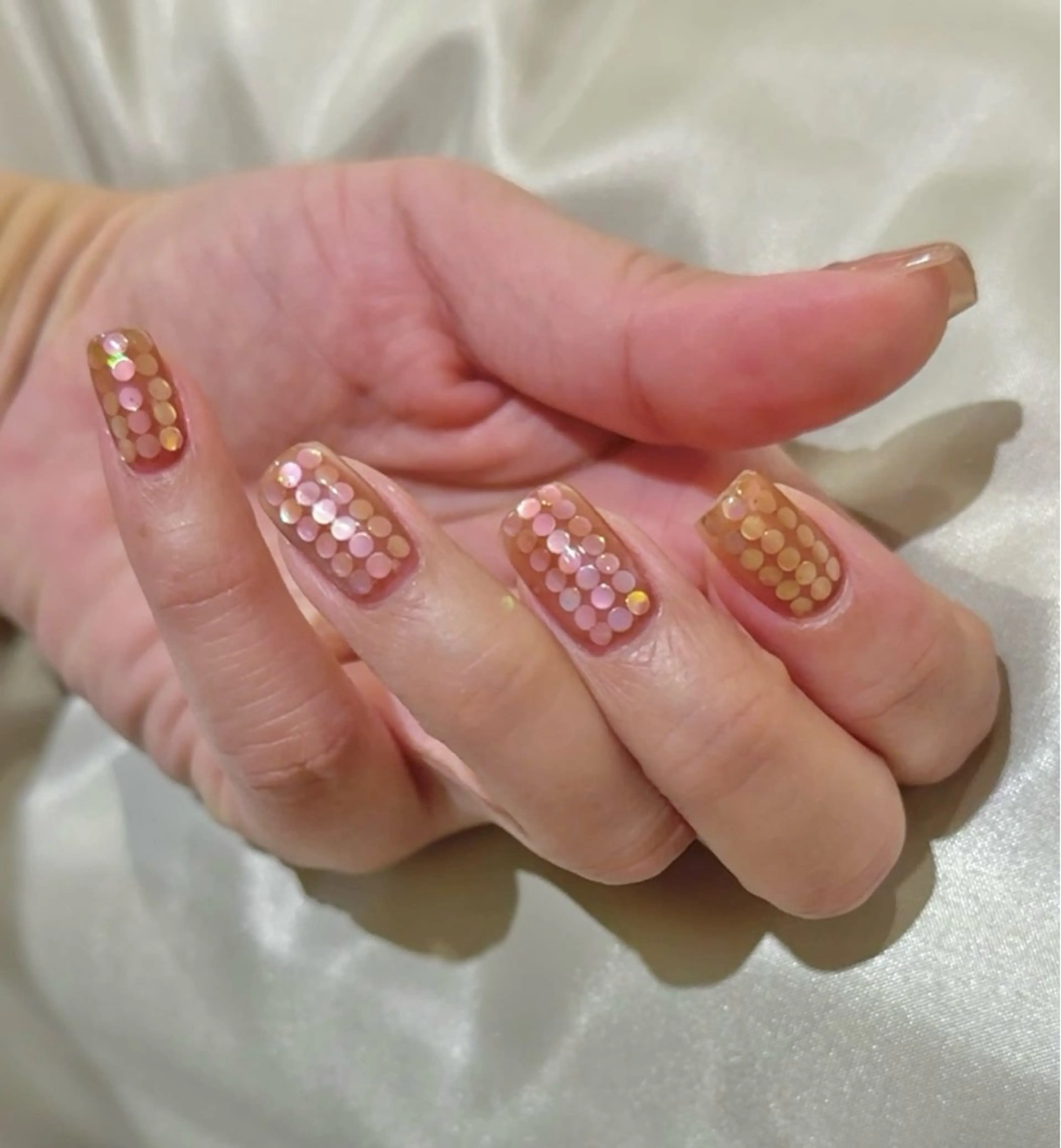 ネイル ホログラムネイル ハンドネイル 深田 美雪のネイルデザイン