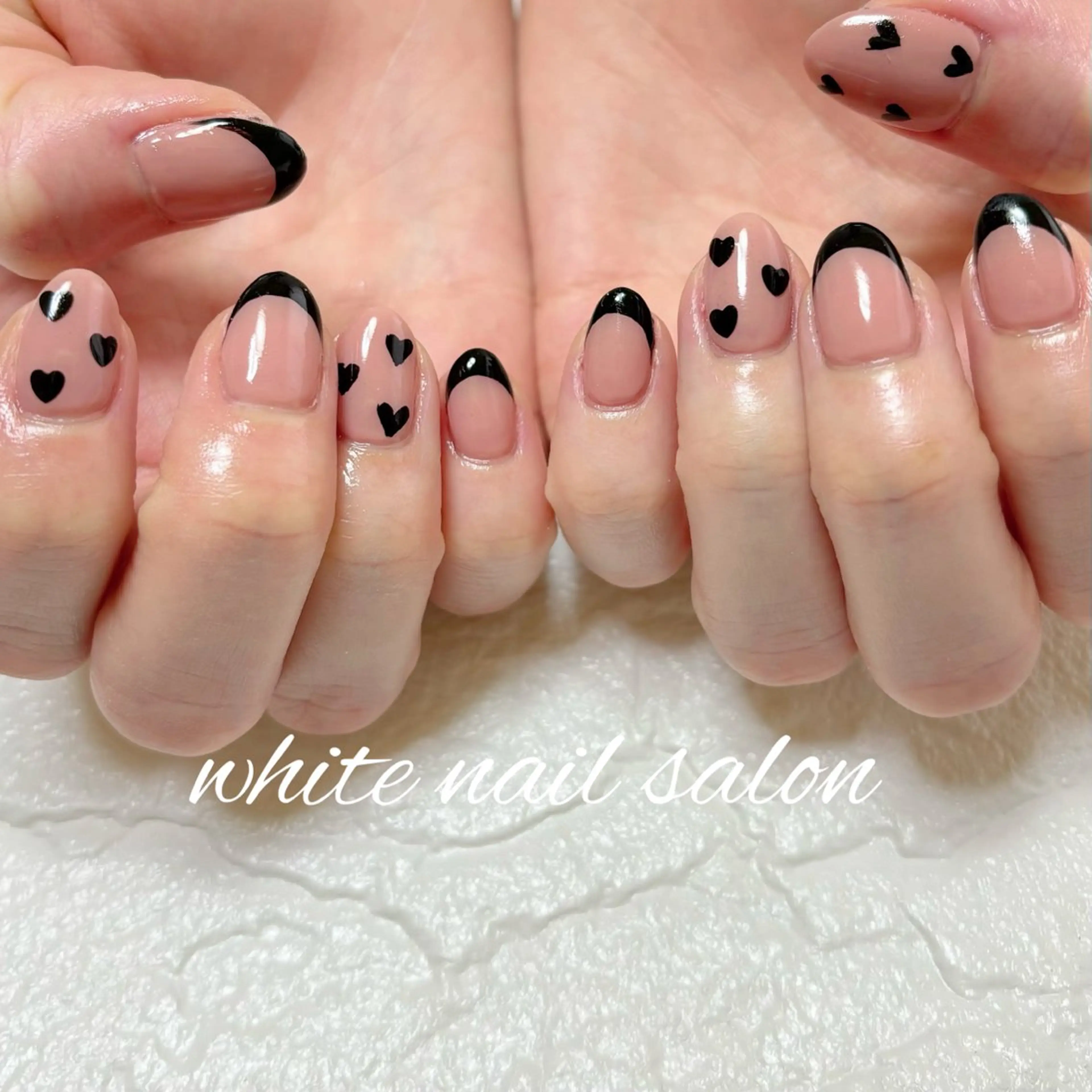 ネイル 持ち込み ハンドネイル white nail salonのネイルデザイン