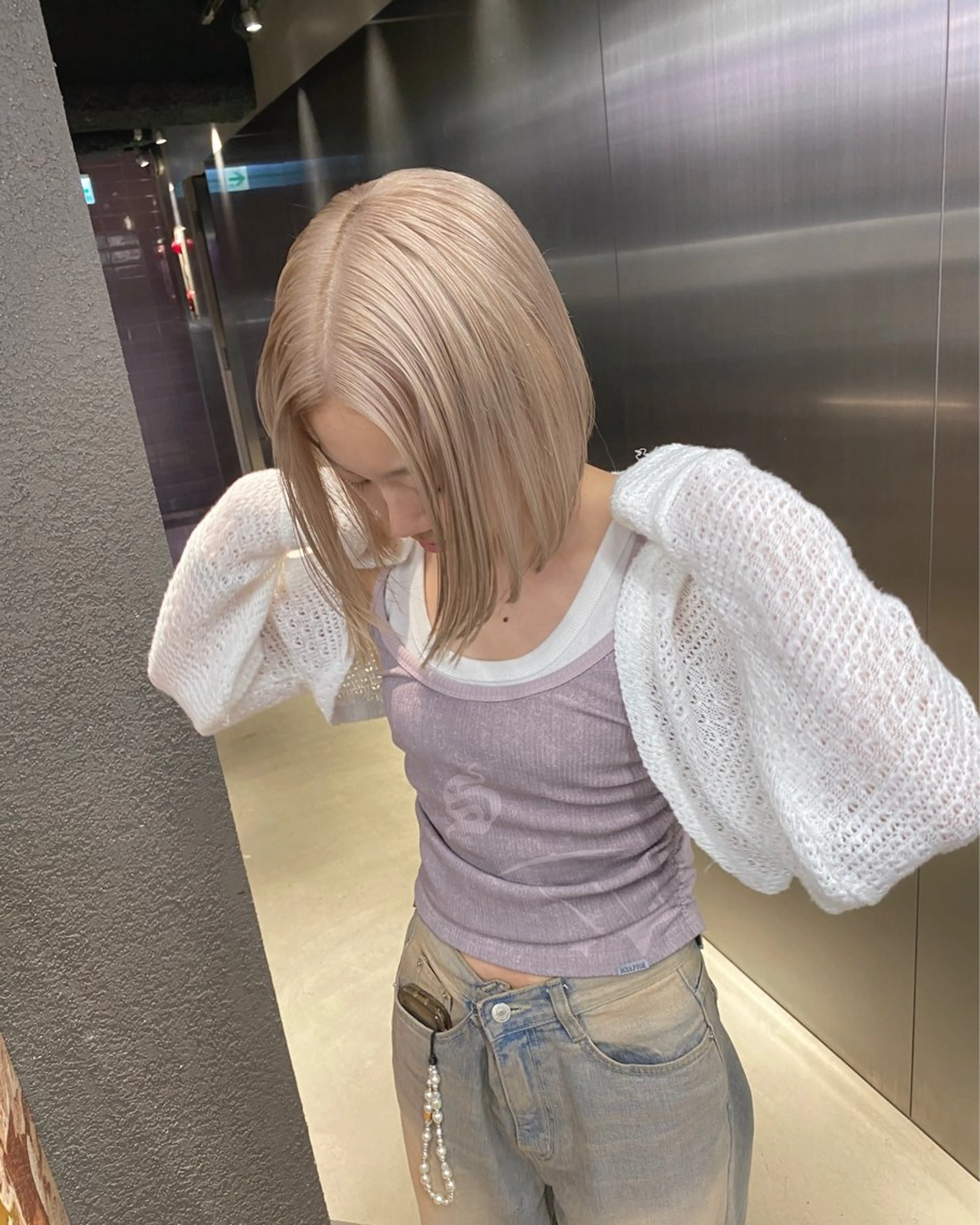 ショート 名古屋栄/PELE/ ブリーチ/asahiのヘアスタイル