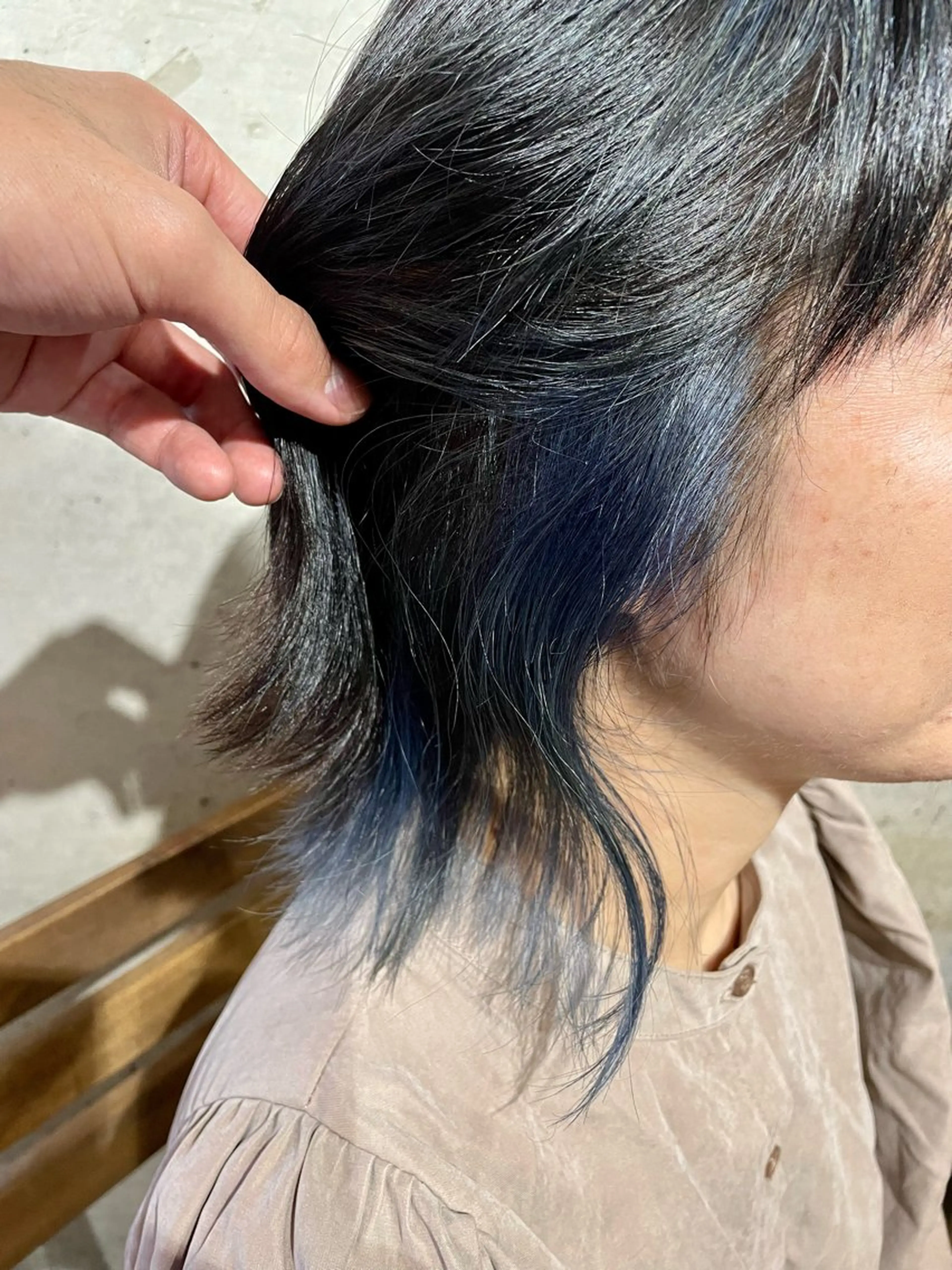 ミディアム カラー 坂本 勇将のヘアスタイル