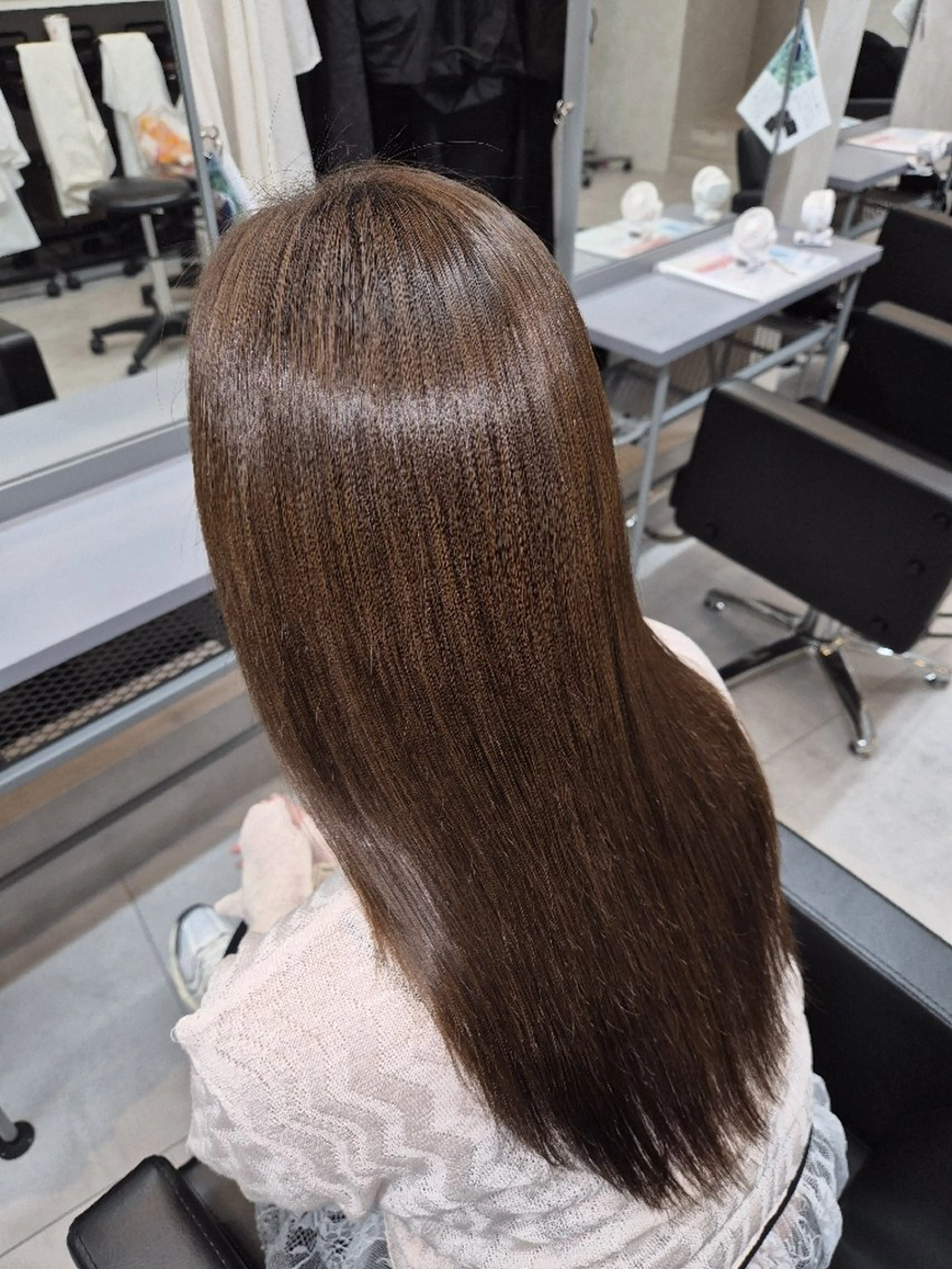 ロング 縮毛矯正 トリートメント 寺西紗友望/髪質改善 /ストレート/ボブのヘアスタイル