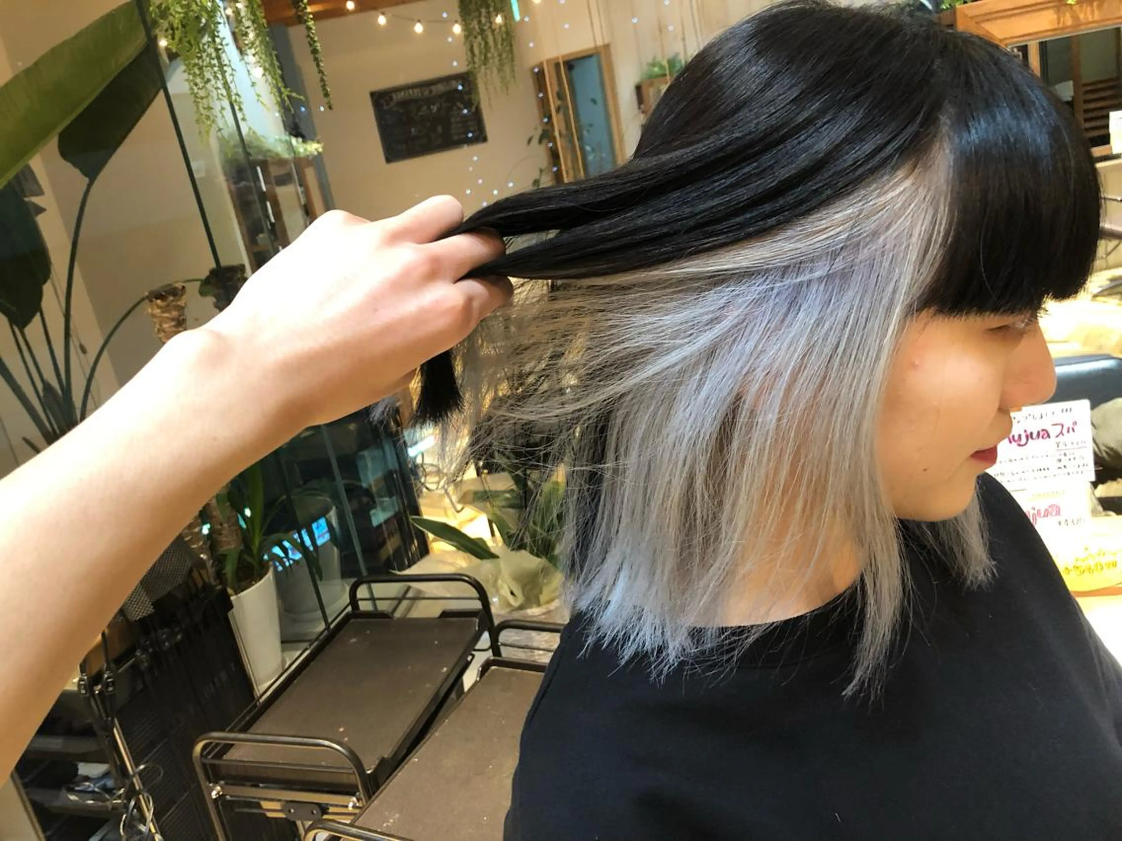 ミディアム カラー 美髪改善・ブリーチ tadasuke⭐️のヘアスタイル