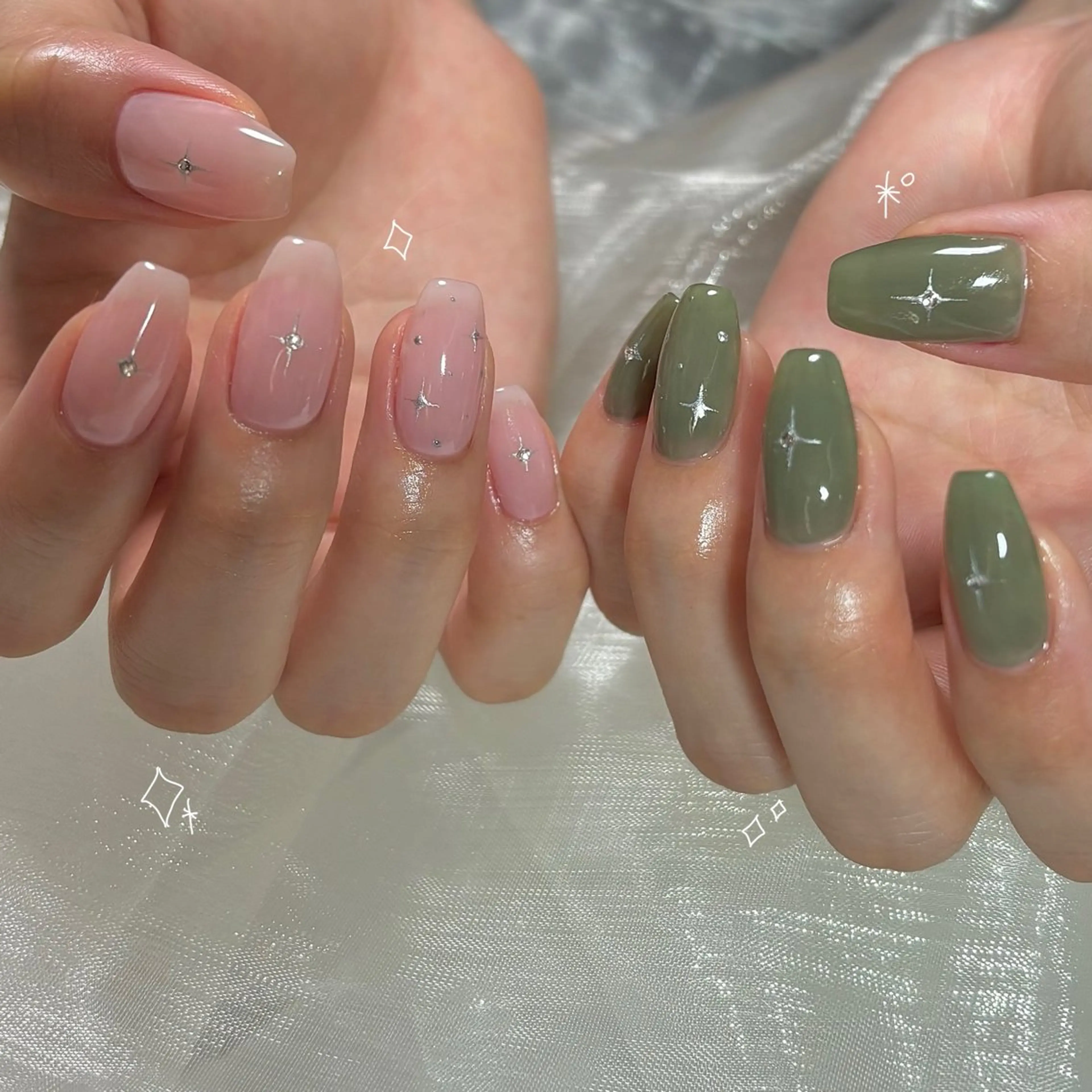 ネイル ハンドネイル Nailsalon BLOOM🌷 山崎のネイルデザイン