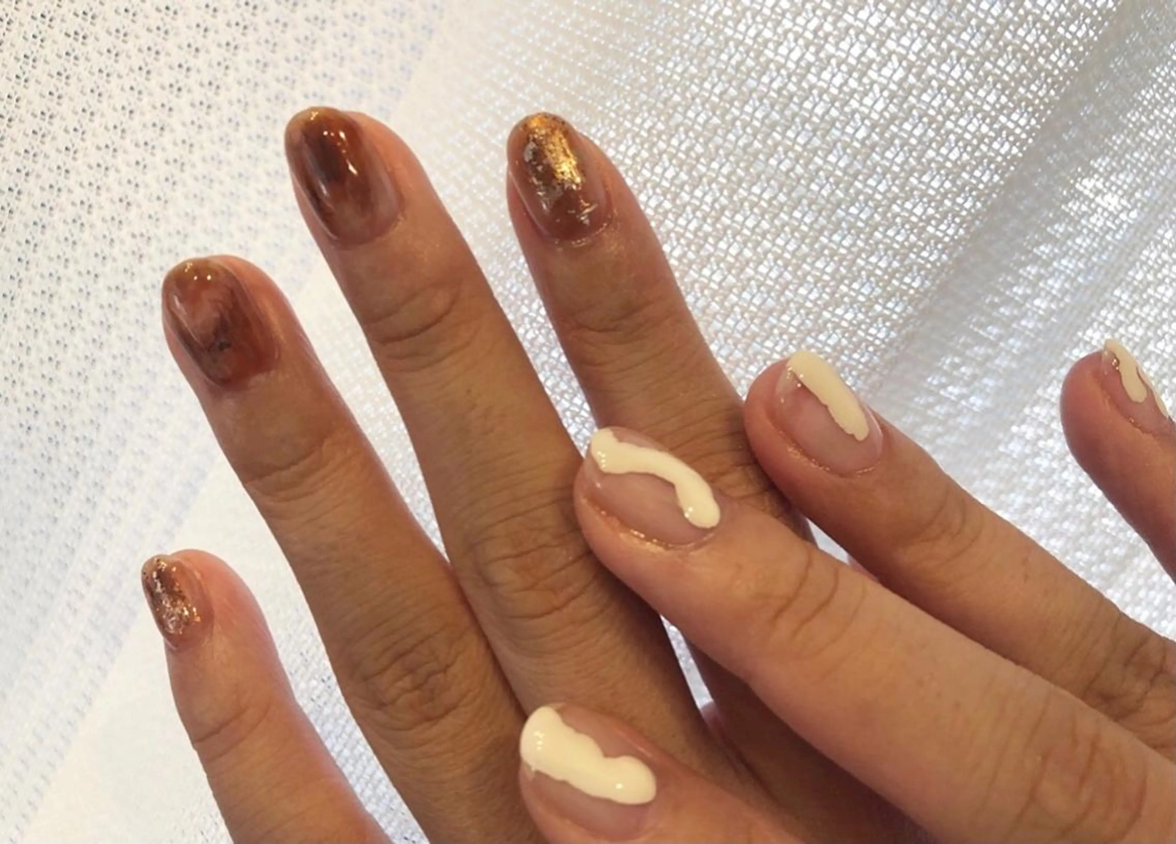 ネイル パラあり！フィルイン 美フォルムのネイルデザイン