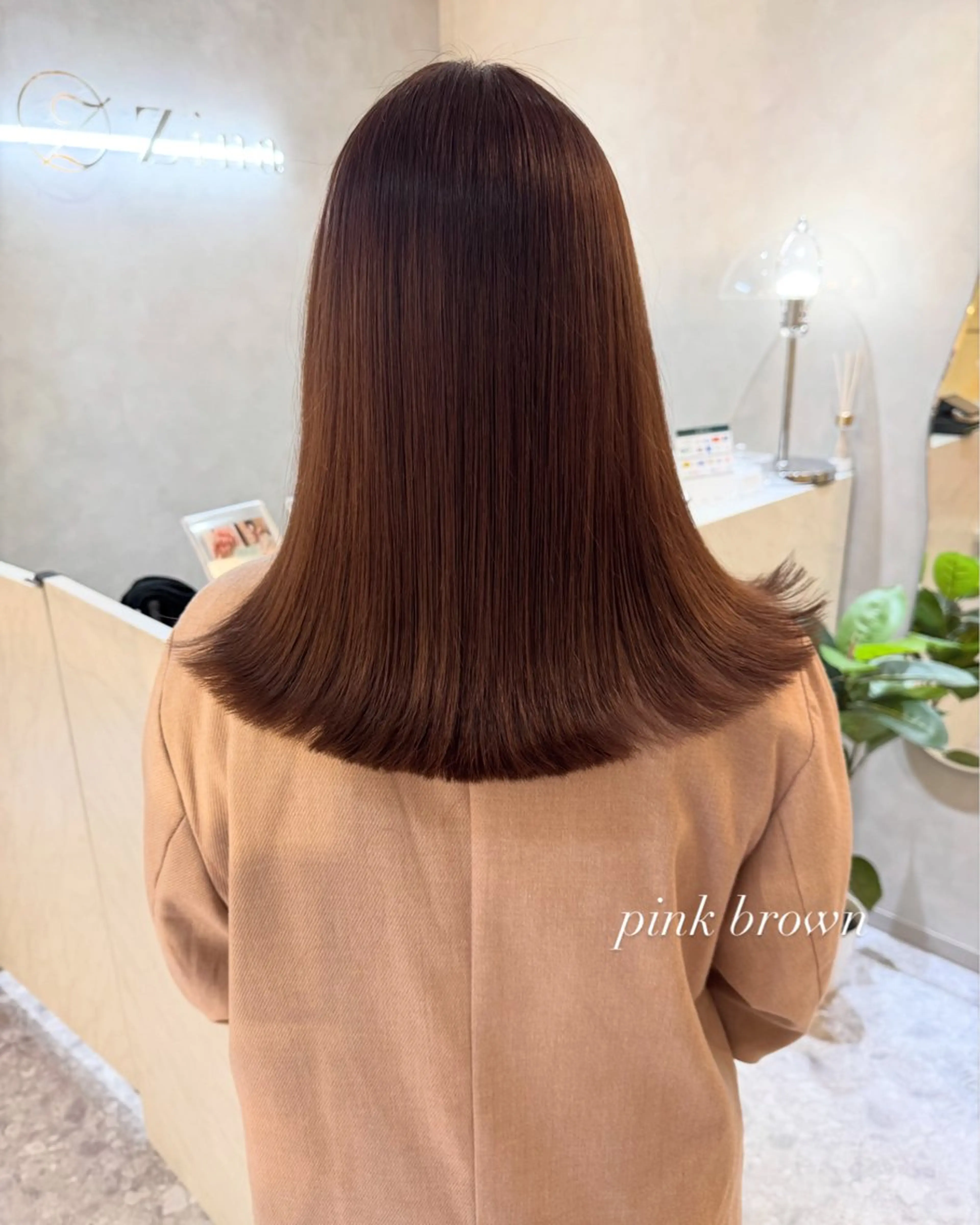 ミディアム カラー ヘアアレンジ カット ヘアカラー トリートメント NANA／trend style🕊🍑のヘアスタイル