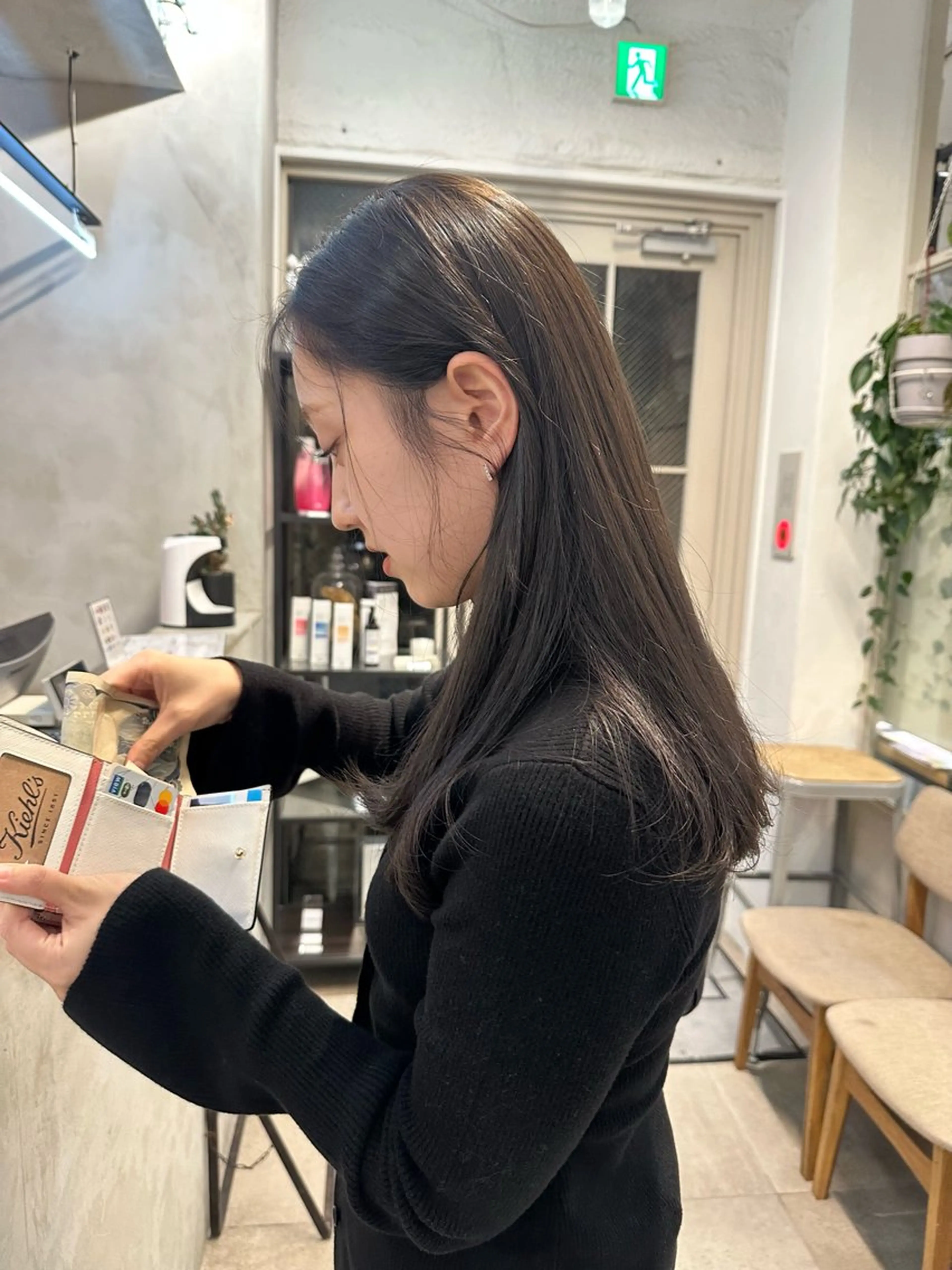 セミロング カラー 艶ストレート✨透明感 カラー🎀♡mariのヘアスタイル