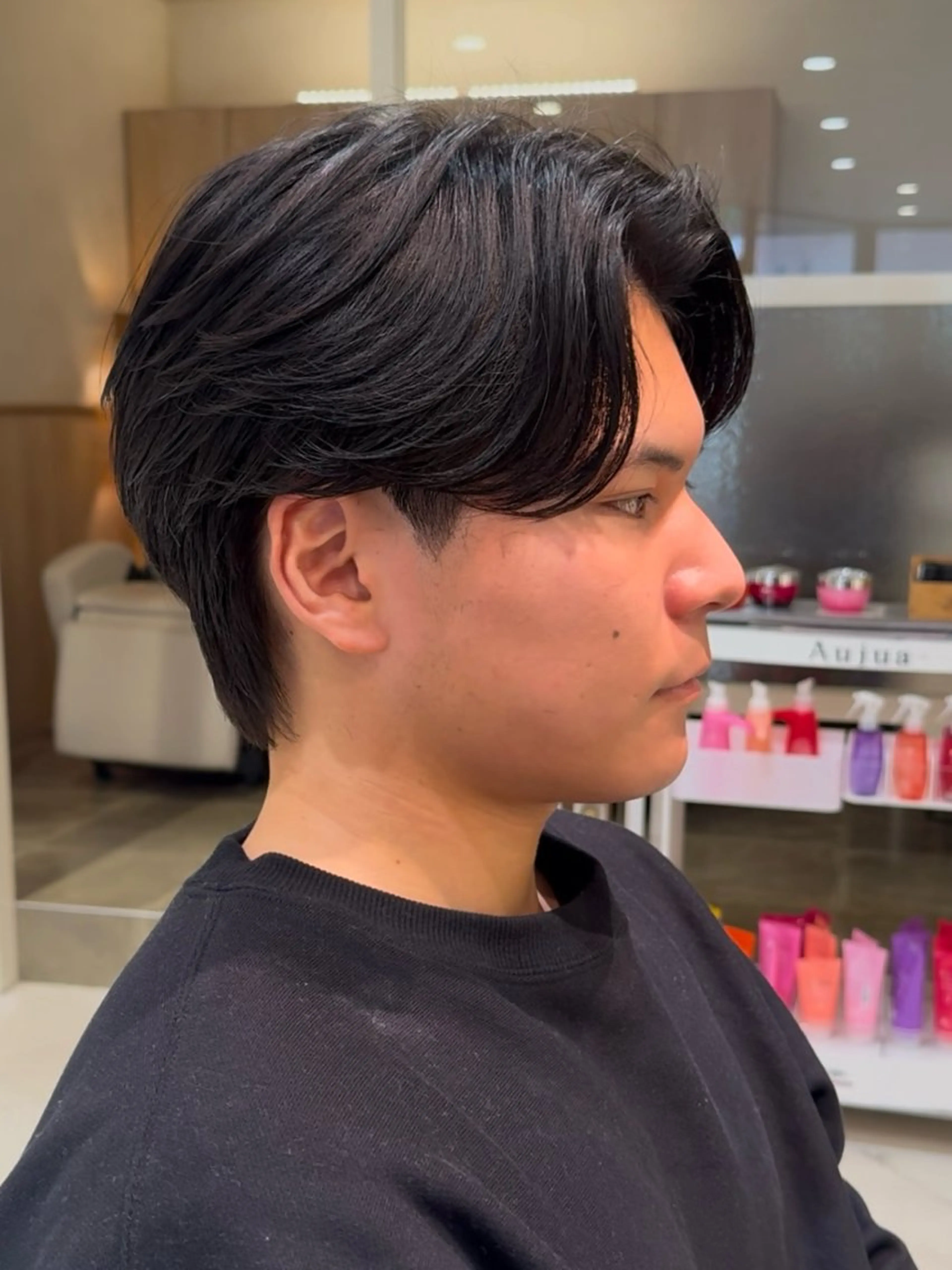 ショート パーマ メンズ フェザー/ニュアンス パーマ/ryutoのヘアスタイル