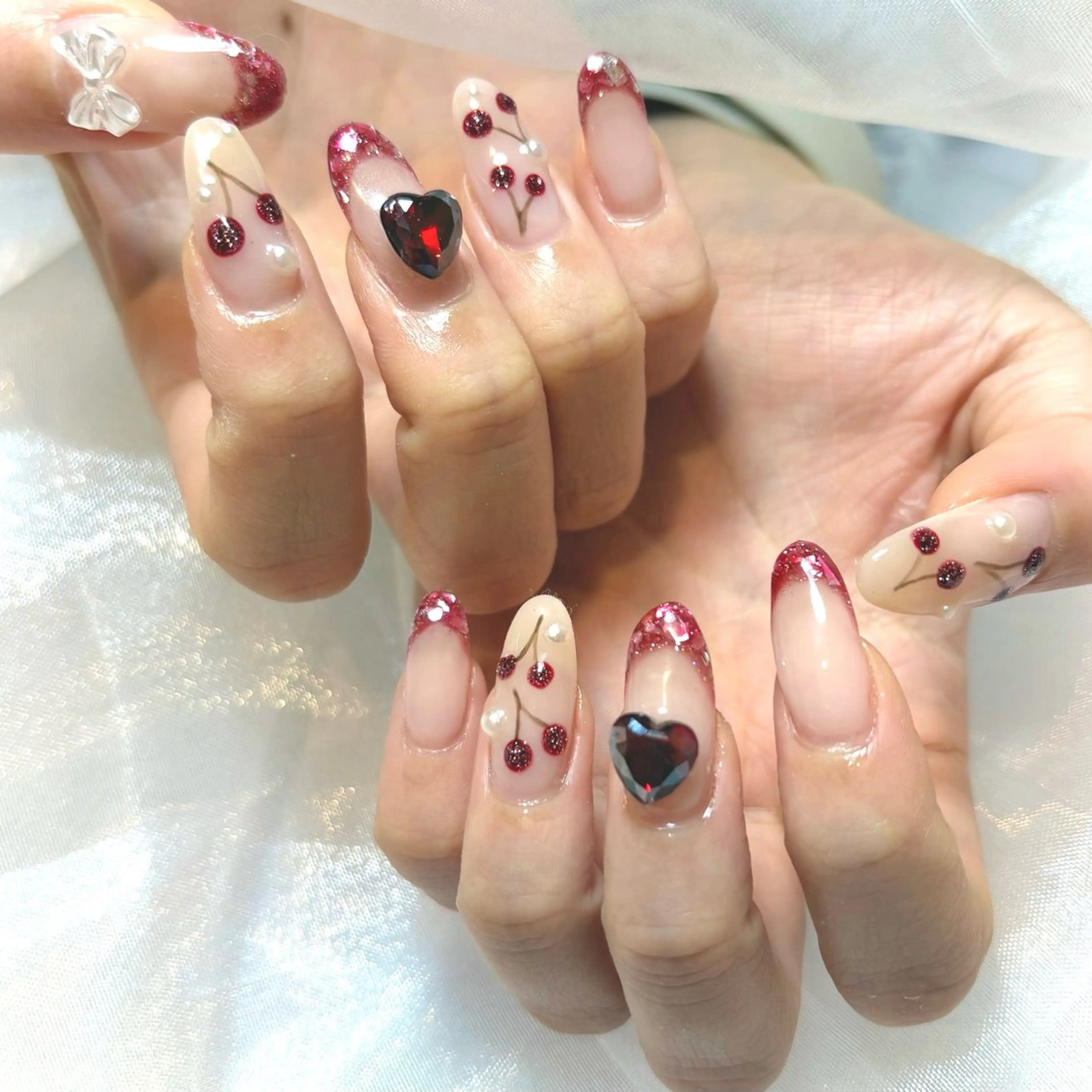 ネイル 春ネイル eight横浜☁️ くまべのネイルデザイン