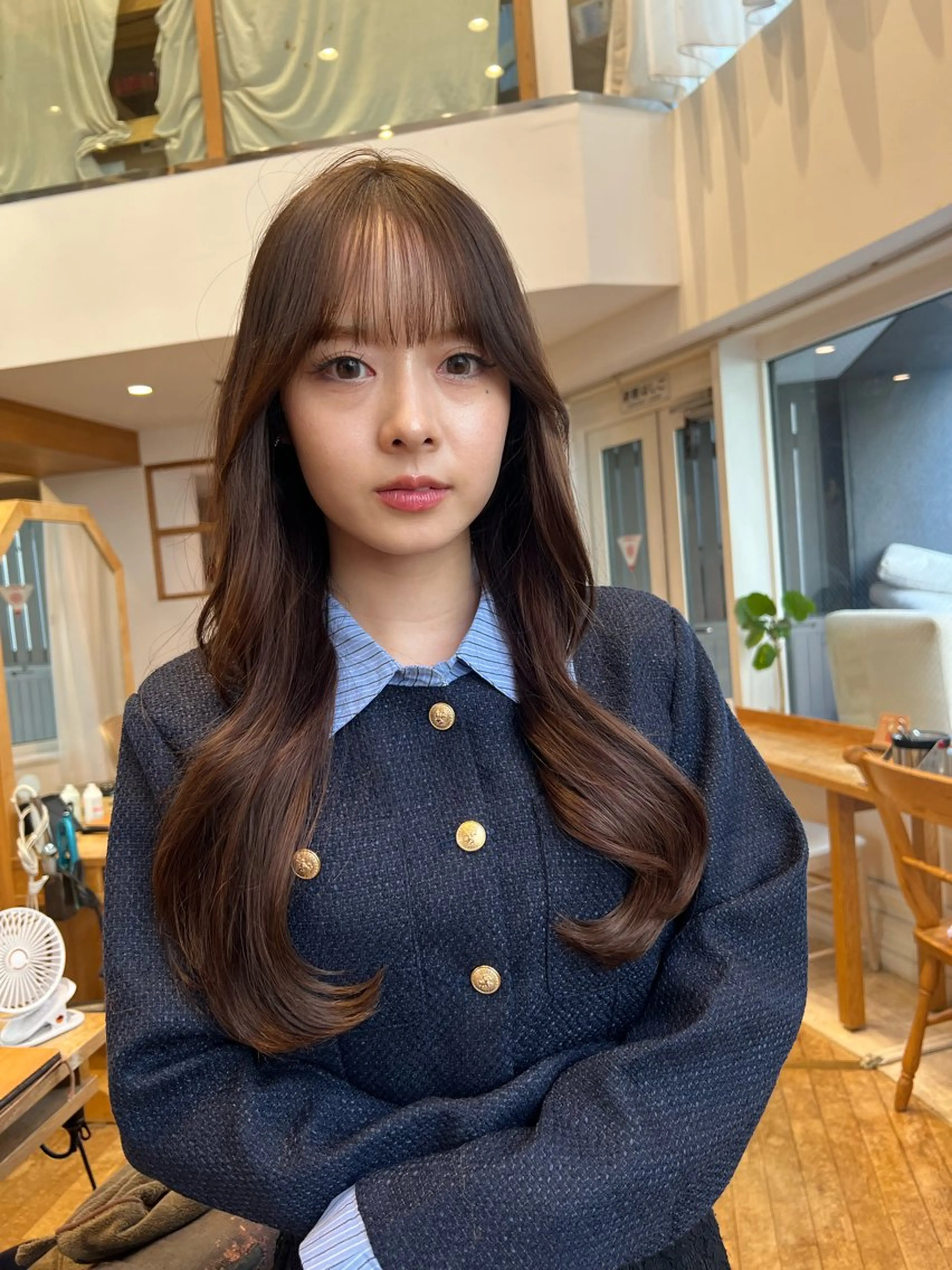 ロング ロング ヘアカラー 望月威吹/表参道/レ イヤー/似合わせのヘアスタイル