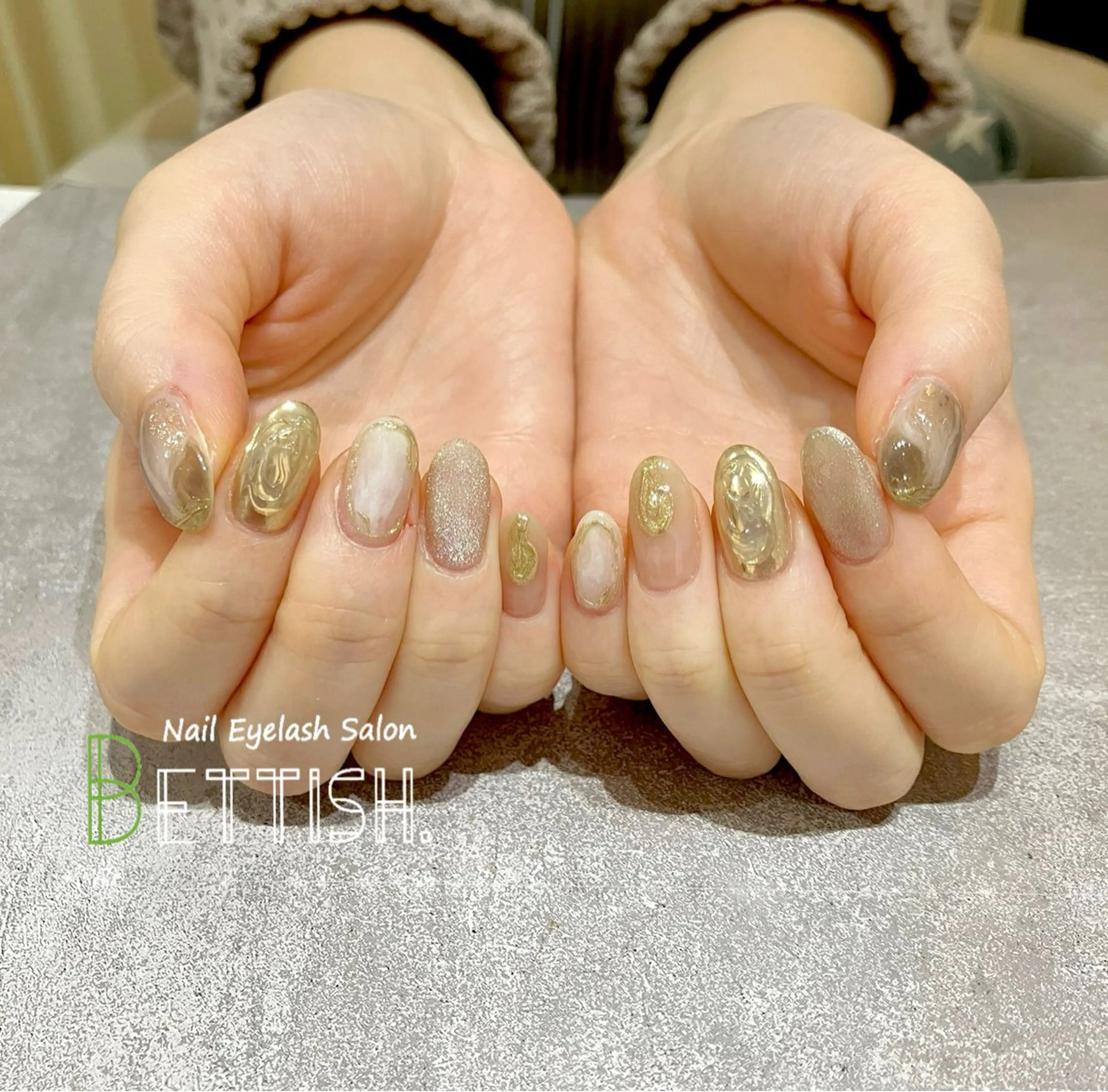 ネイル ブラウン ニュアンスネイル BETTISH. KUMIKO☺︎︎のネイルデザイン