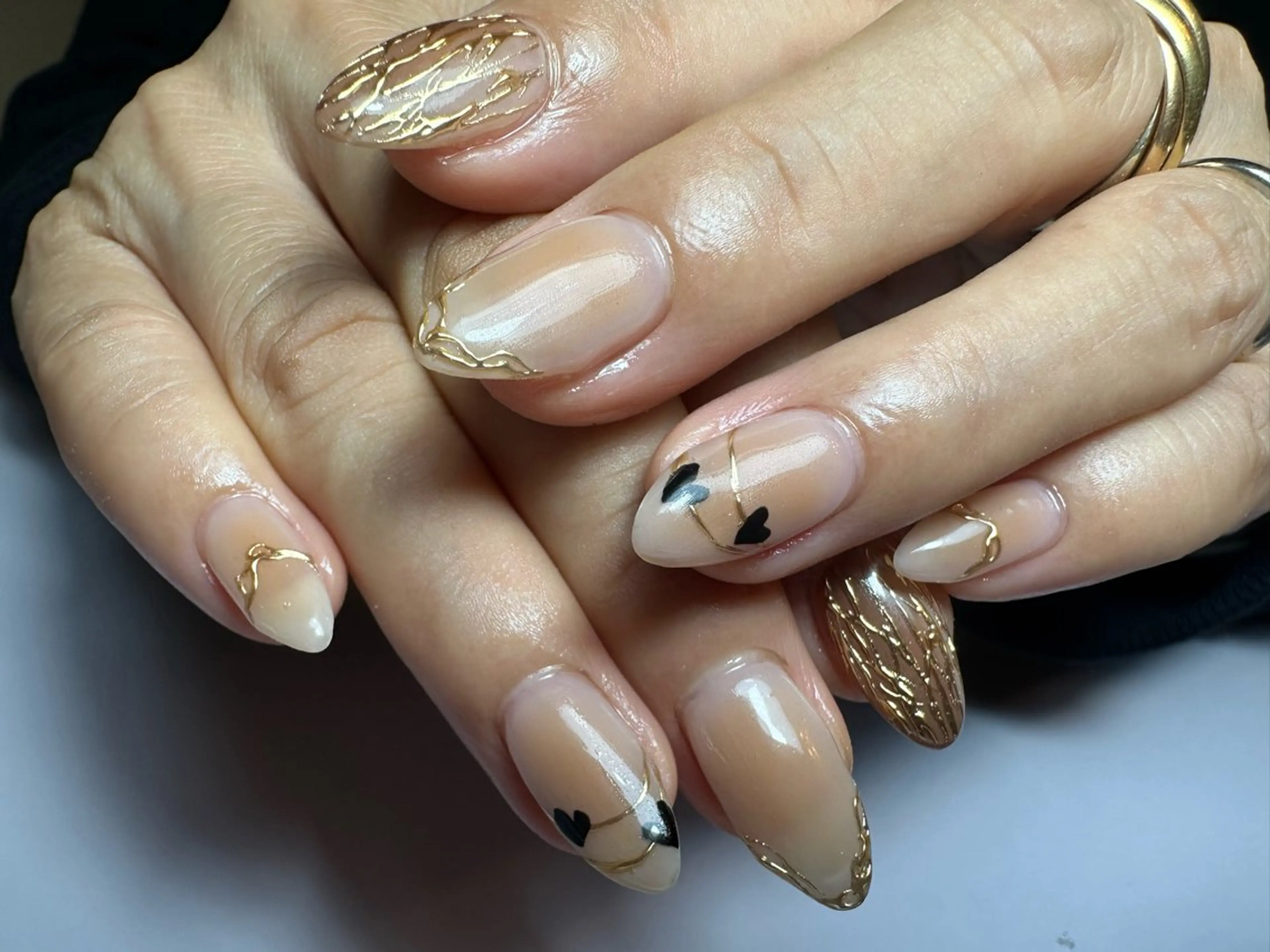 セミロング shandy nailのネイルデザイン