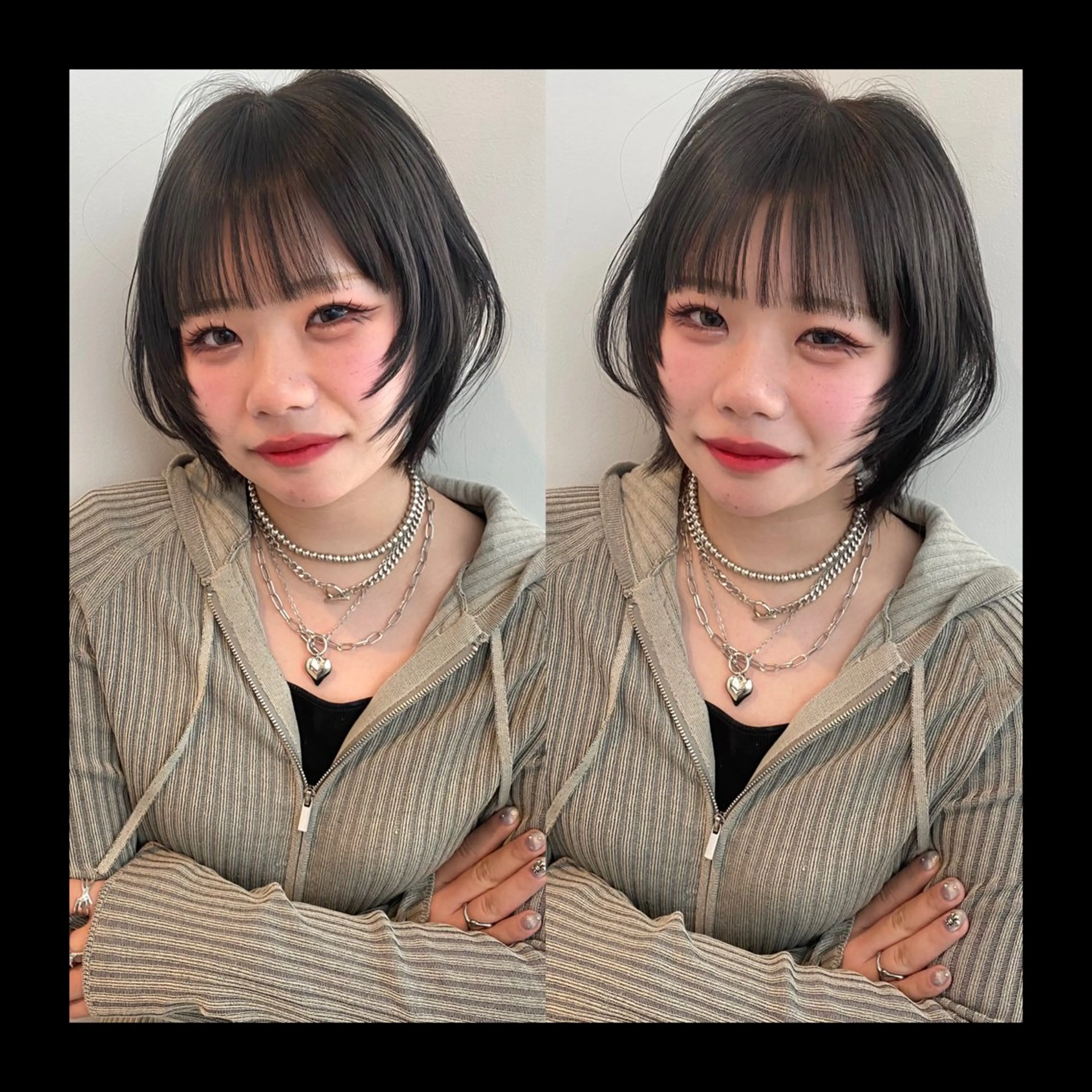 ショート カラー カット ヘアカラー トリートメント mai / linoah˚✧のヘアスタイル