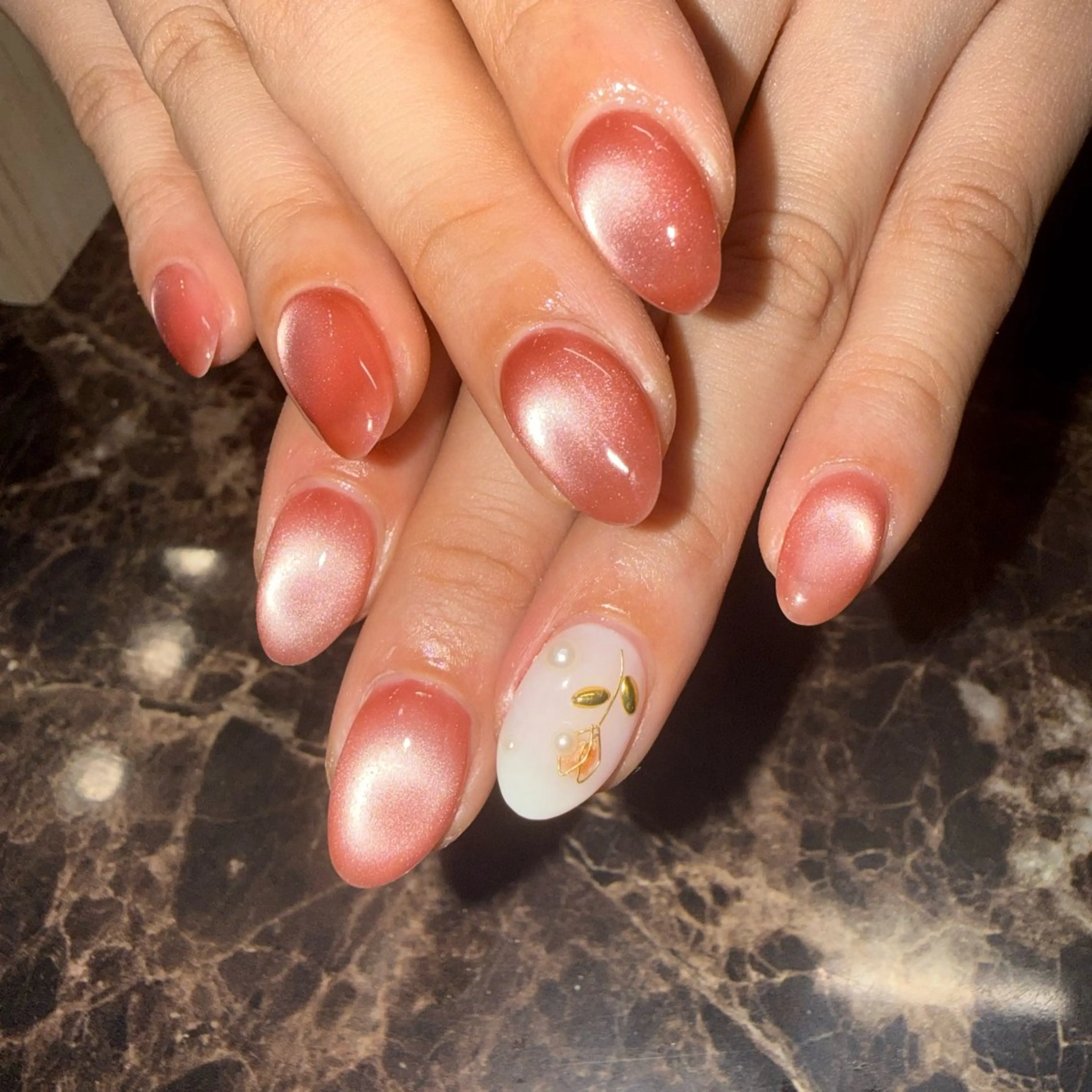 ネイル ハンドネイル IROHA NAIL ユウヒのネイルデザイン