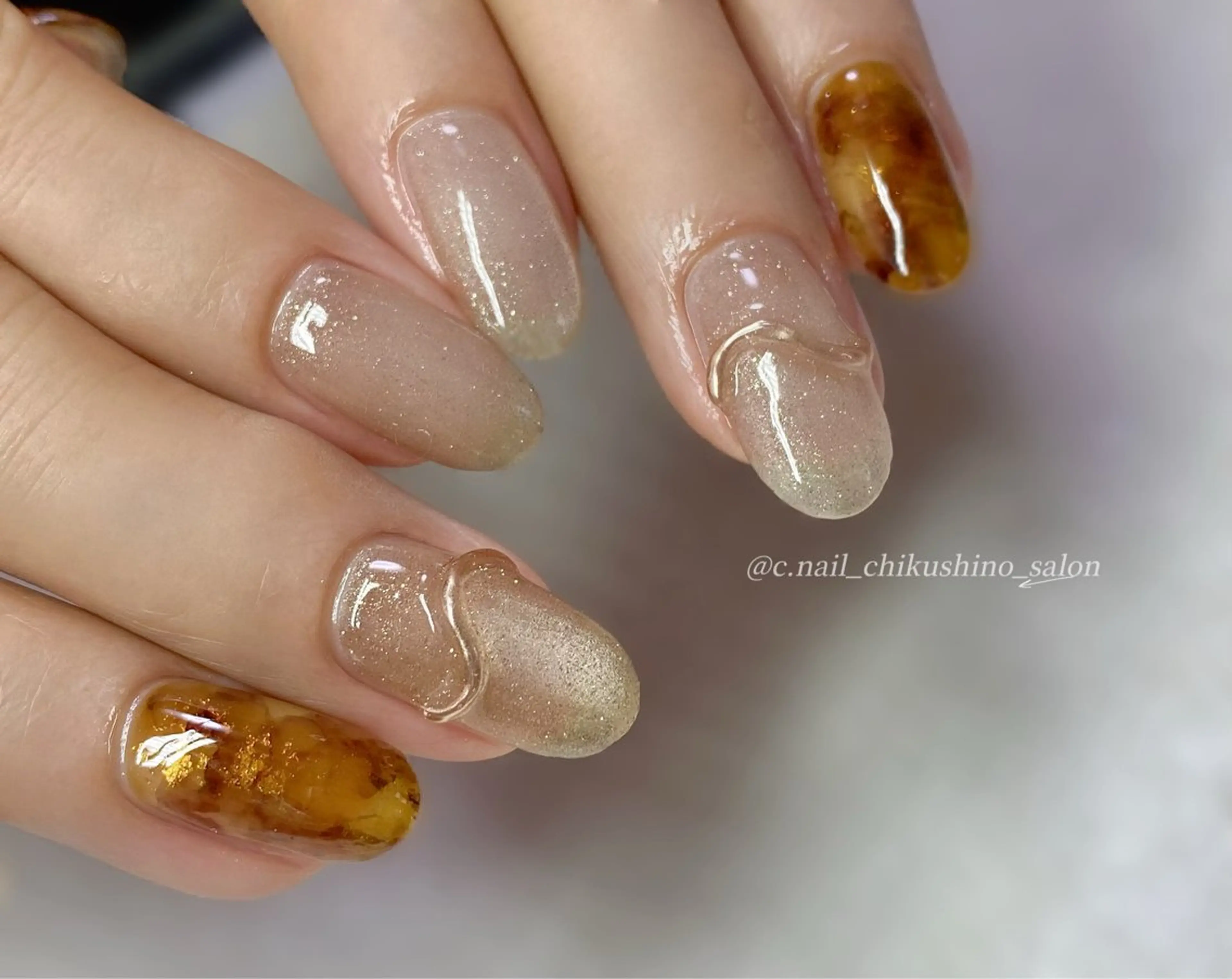 ネイル ハンドネイル C.Nail &Eye筑紫駅のネイルデザイン