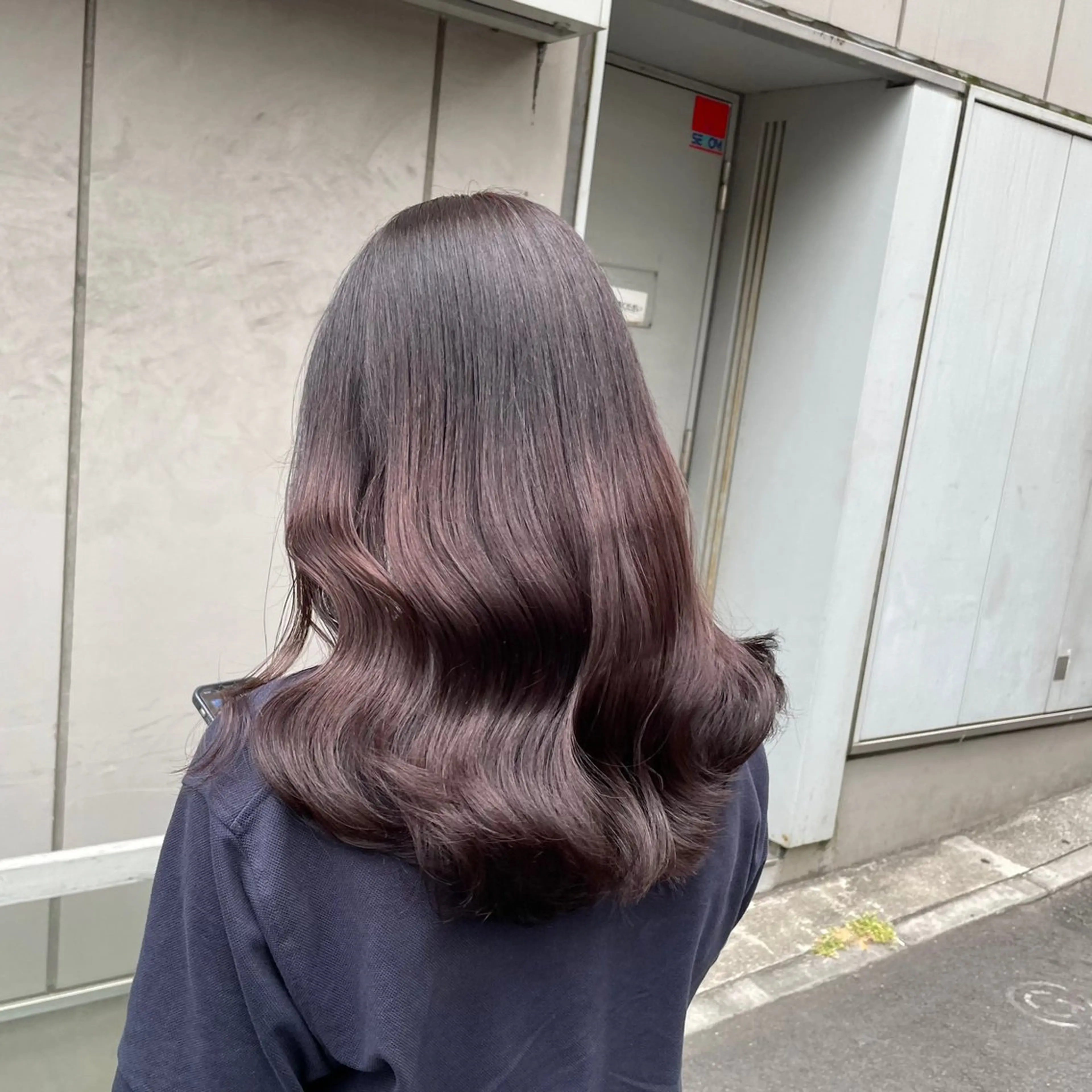 セミロング カラー 大人っぽ♡上品な暖色 ♡ブリーチなし♡のヘアスタイル