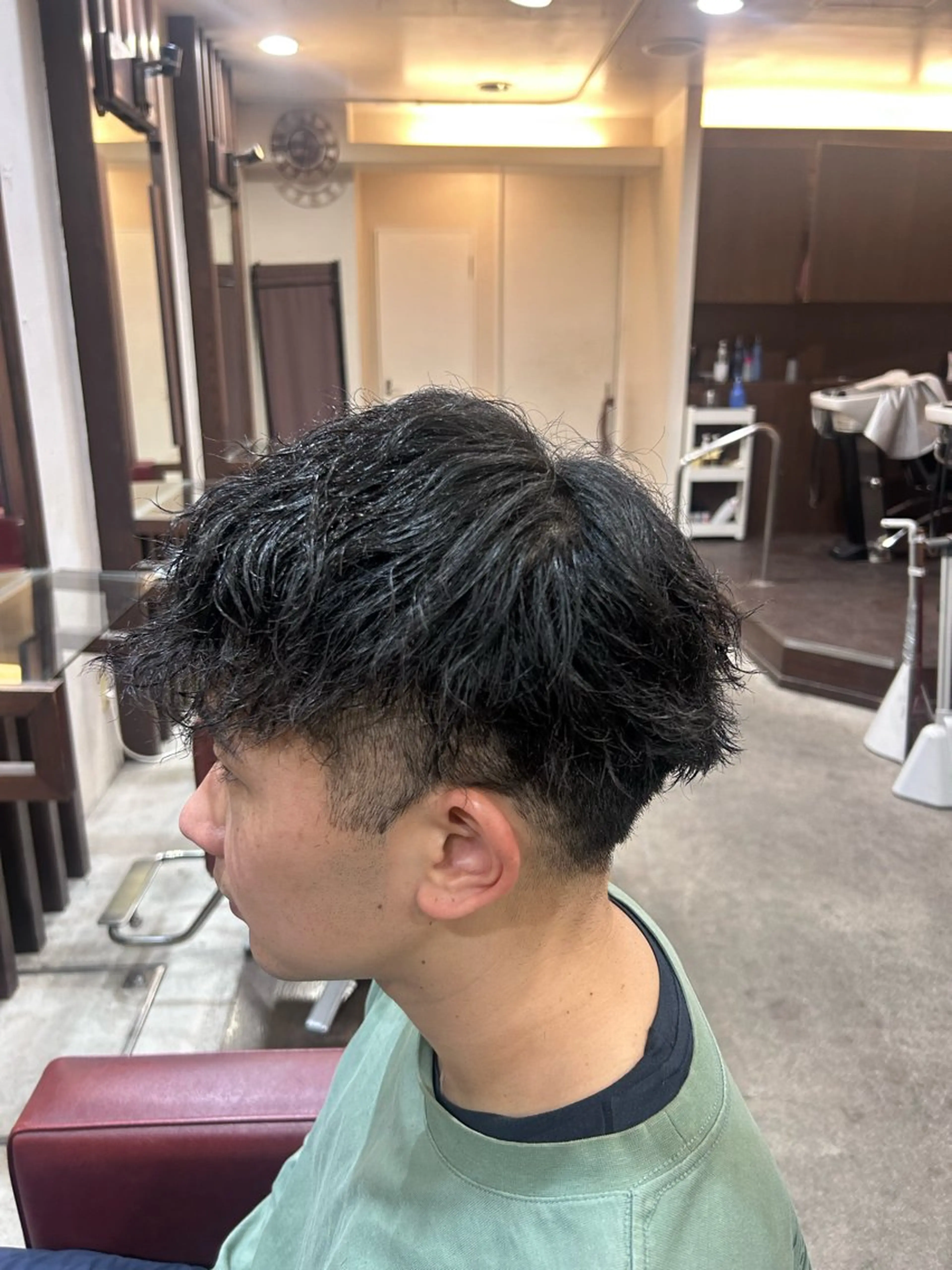 メンズ カット メンズ/海外風/ 波巻き/サーフカールのヘアスタイル