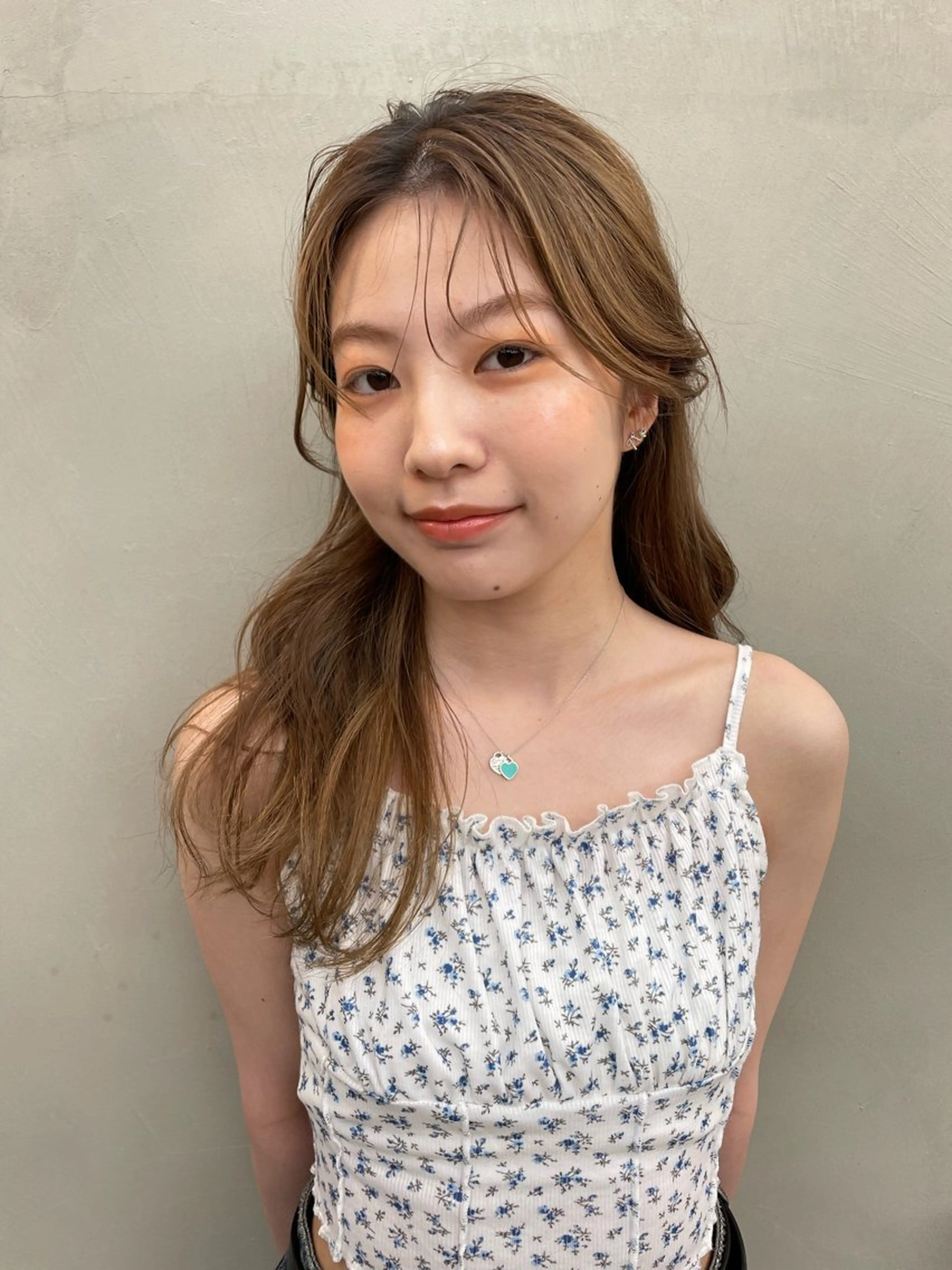 ロング ヘアアレンジ うる艶カラー/美髪 トリートメント/めいのヘアスタイル