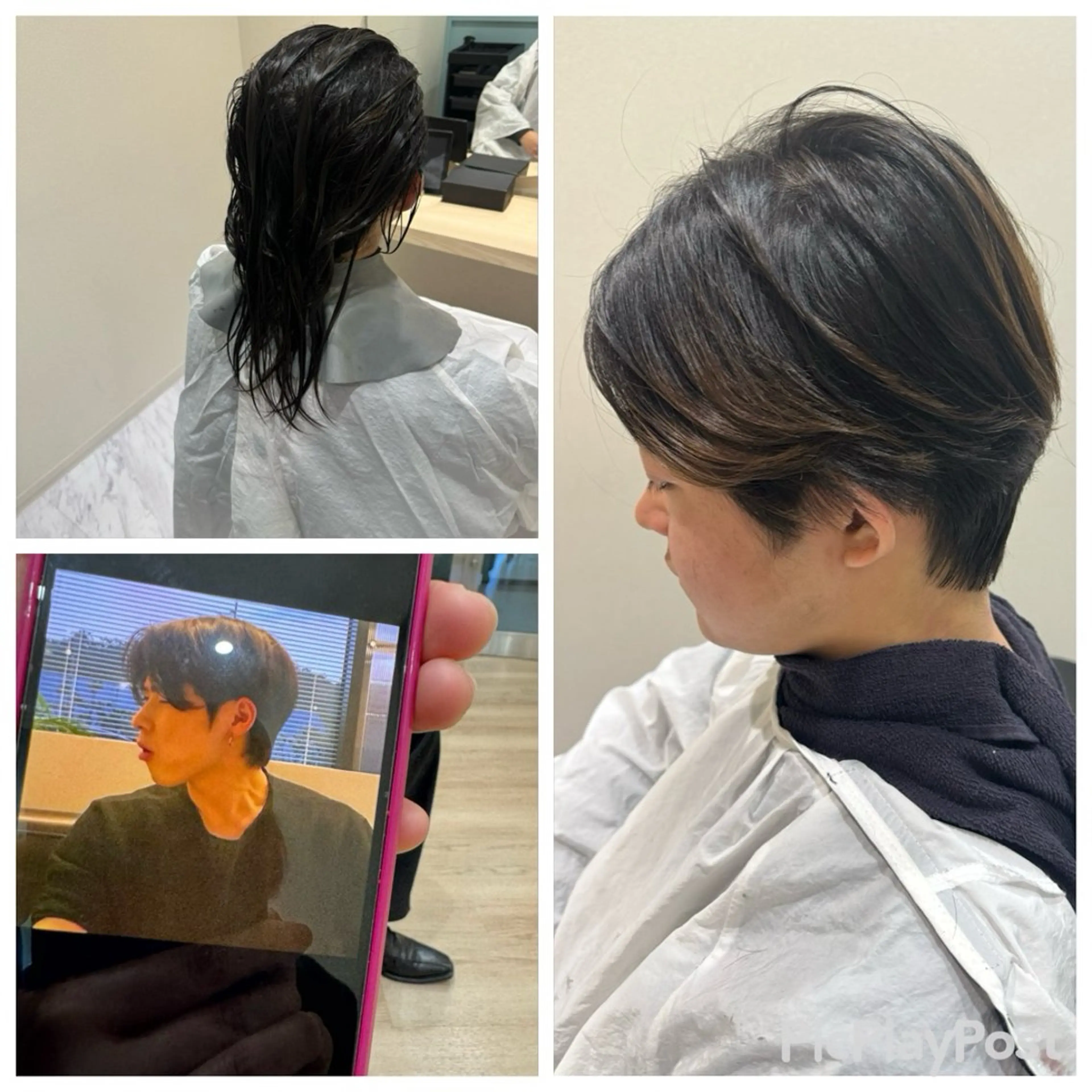 ショート カット ヘアカラー 丹野 圭太のヘアスタイル