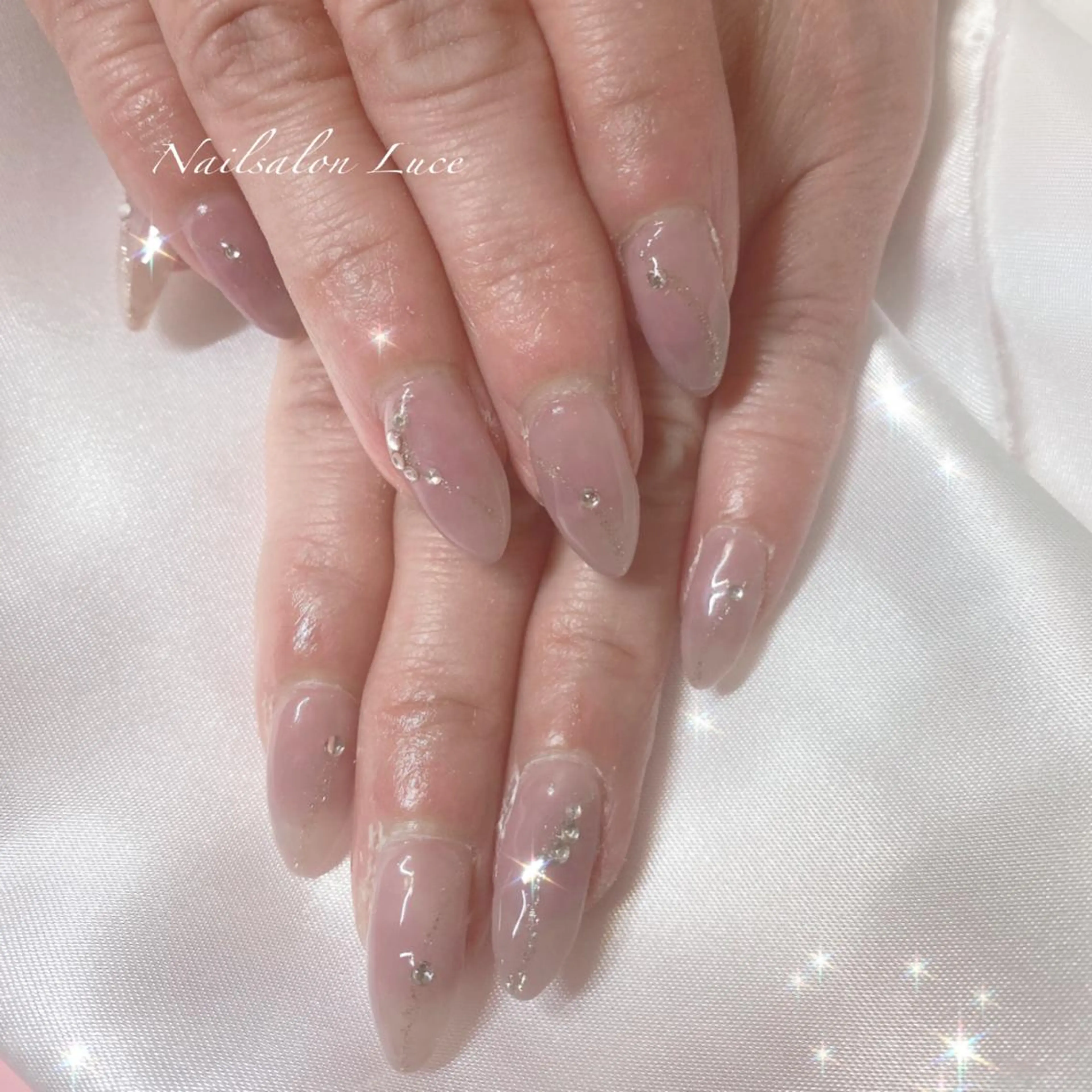 ネイル ジェルネイル ワンカラーネイル まつ毛、ネイル& 脱毛サロン　Lのマツエク・マツパデザイン