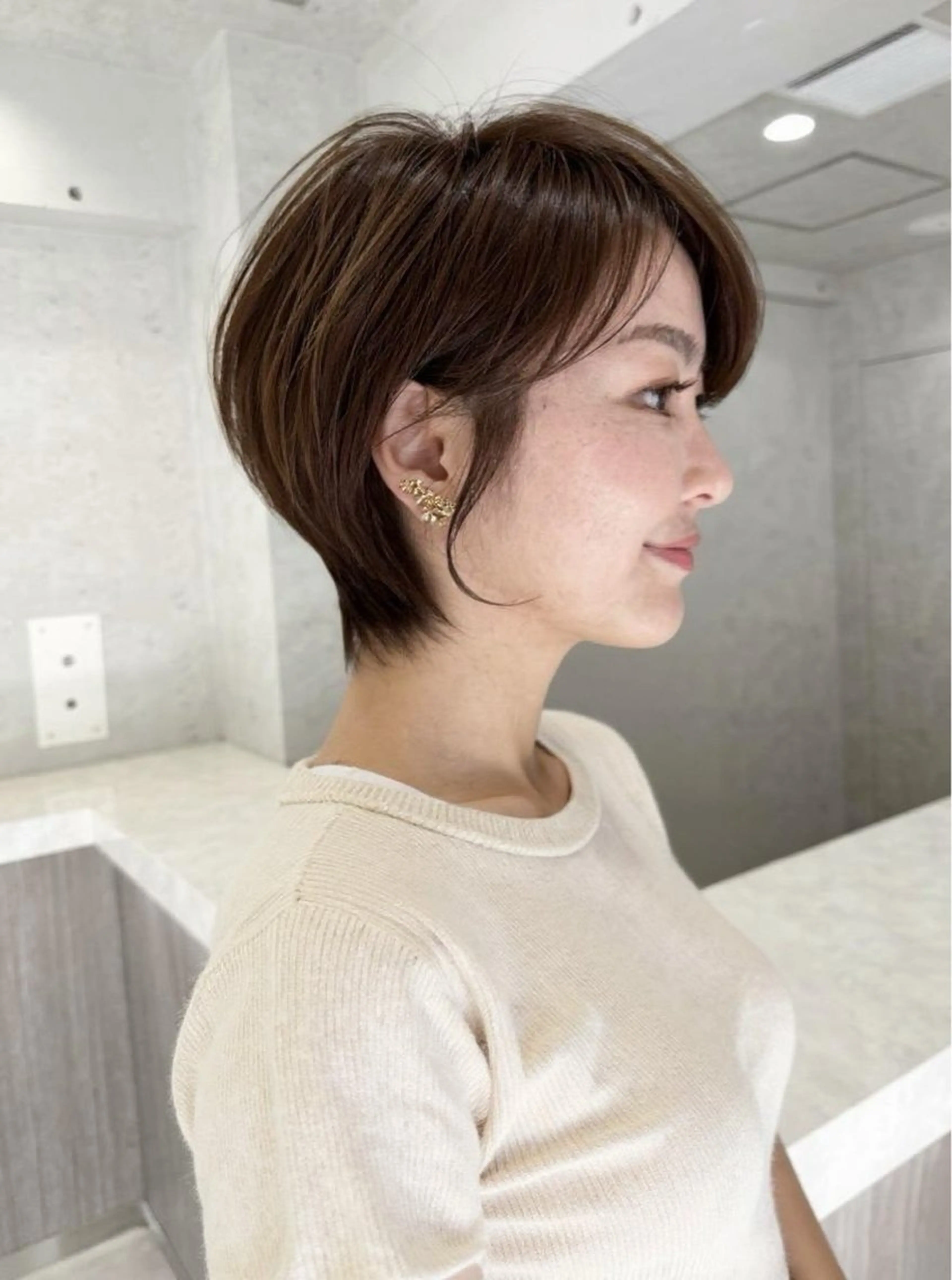 ショート カラー カット ヘアカラー トリートメント 佐藤優晟/カラー特化 /ショート/表参道のヘアスタイル