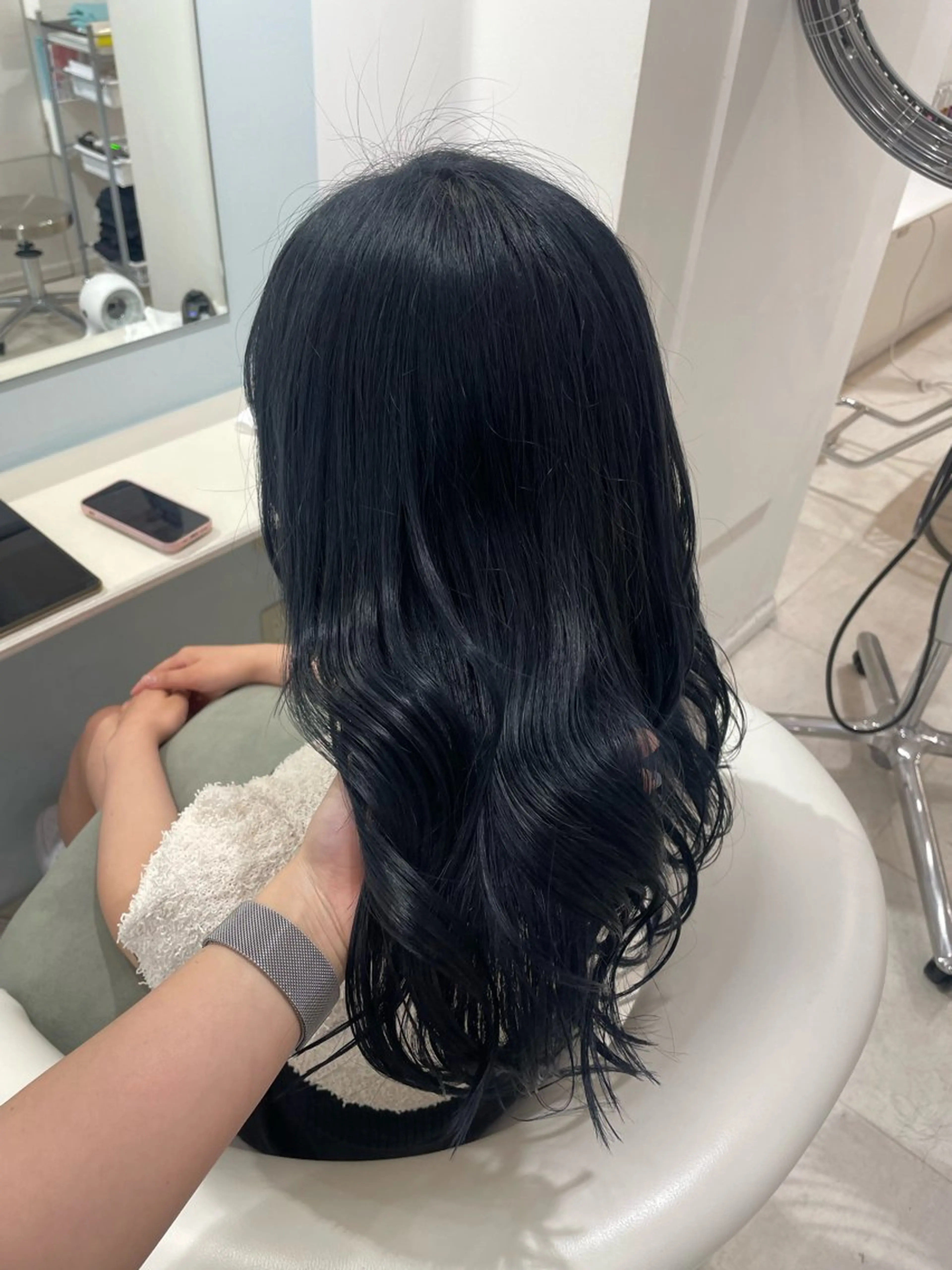 ミディアム カラー ヘアカラー ParveMix 🩶🫧入江 香名のヘアスタイル