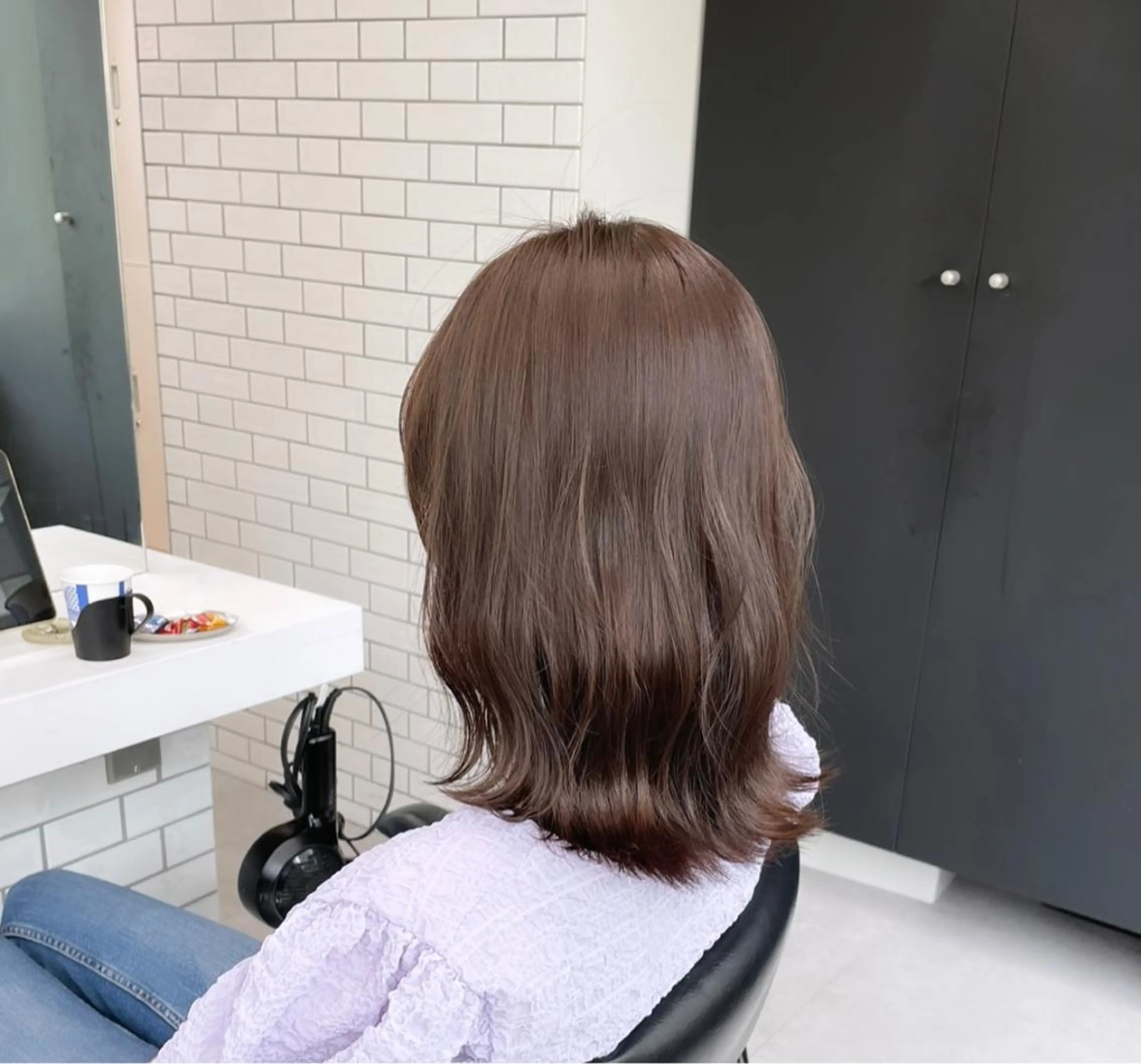 カット　透明感カラー　2stepトリートメント【超音波アイロン付き】の写真