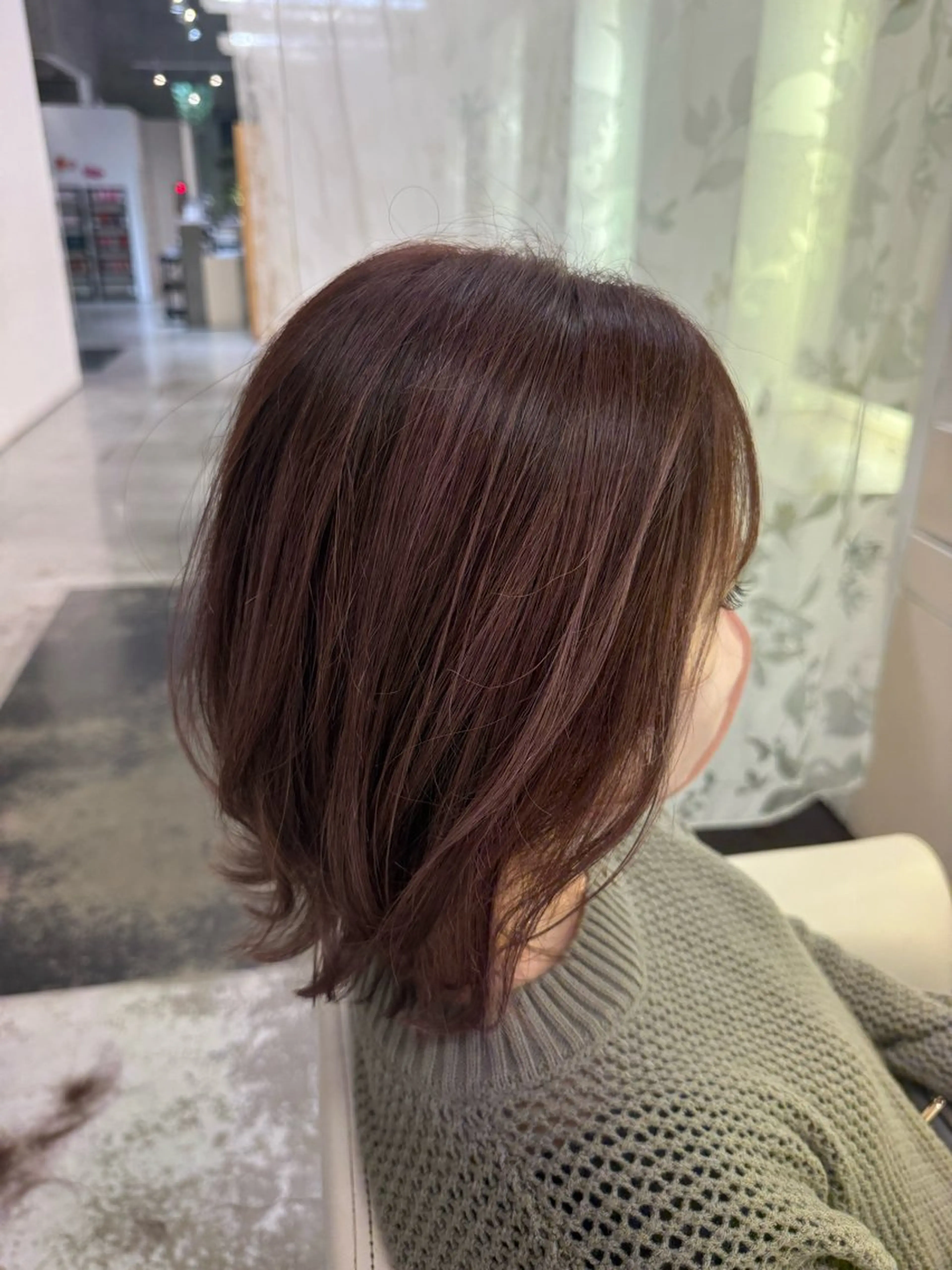 ミディアム カット ヘアカラー 木村 太偉至のヘアスタイル