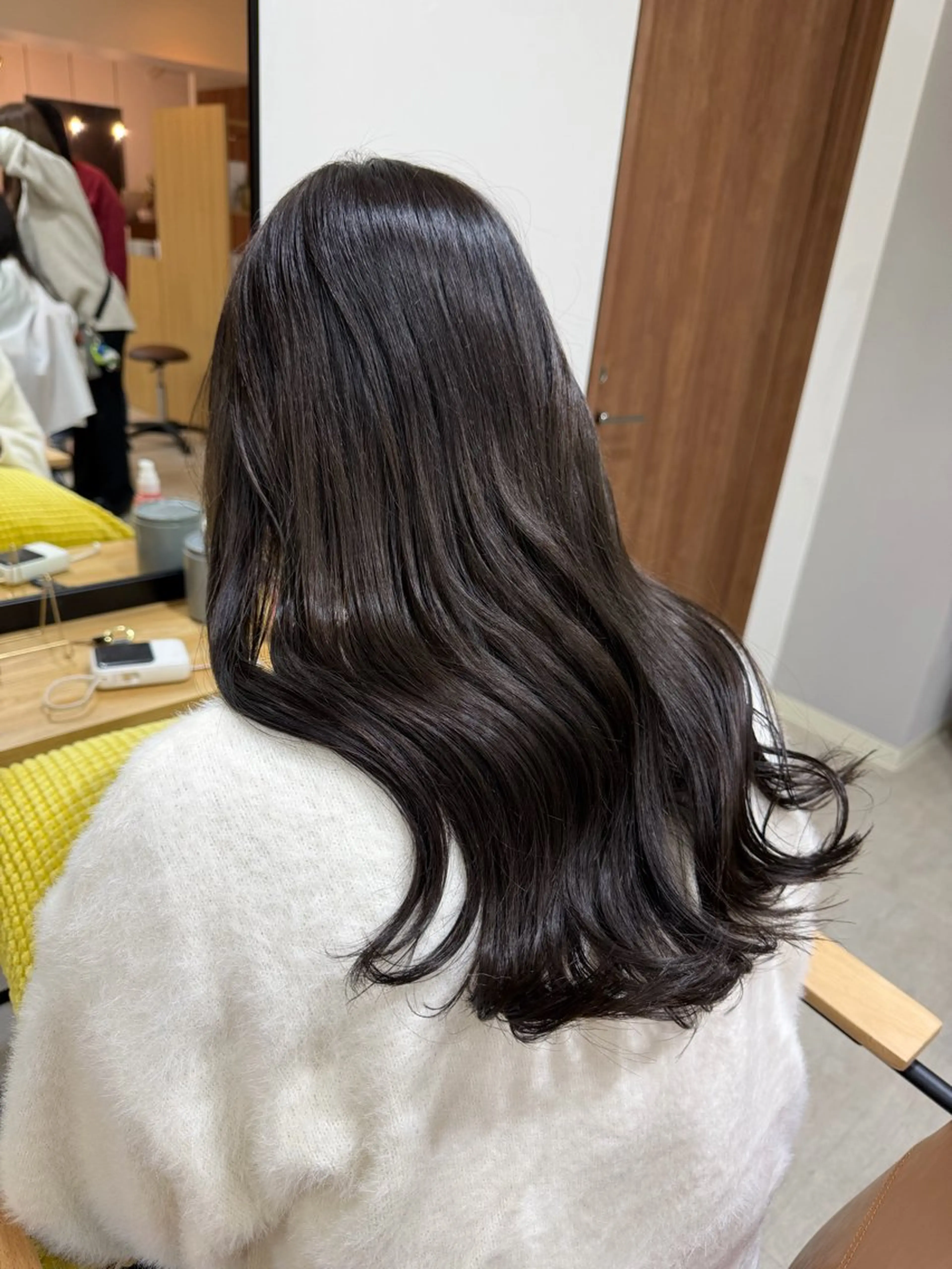 ロング カラー トゥサリ/ 海外ヘア/レイヤーのヘアスタイル