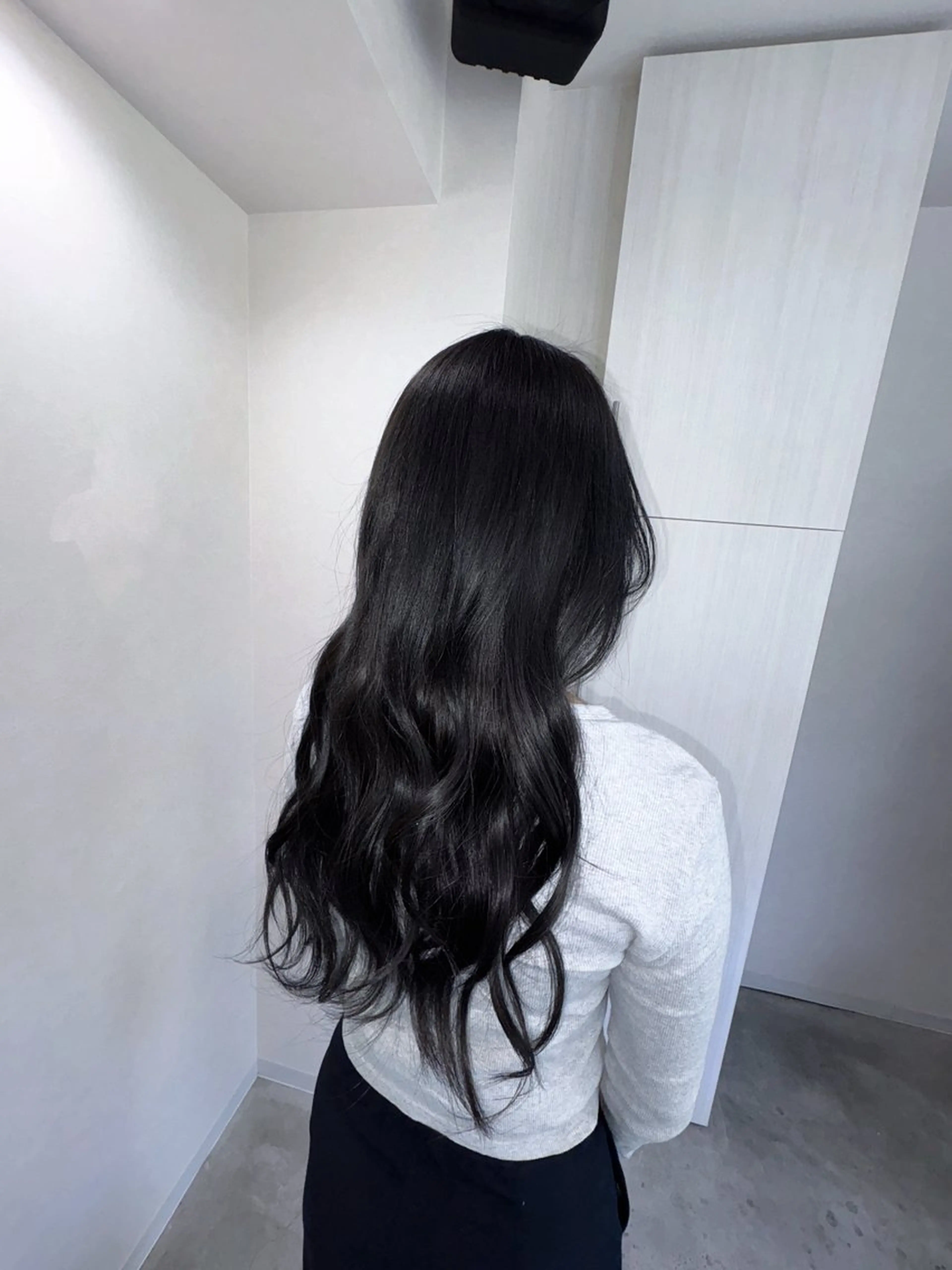ロング カラー ダブルカラー グレージュ オレンジ ヘアカラー トリートメント sweep 綾奈のヘアスタイル
